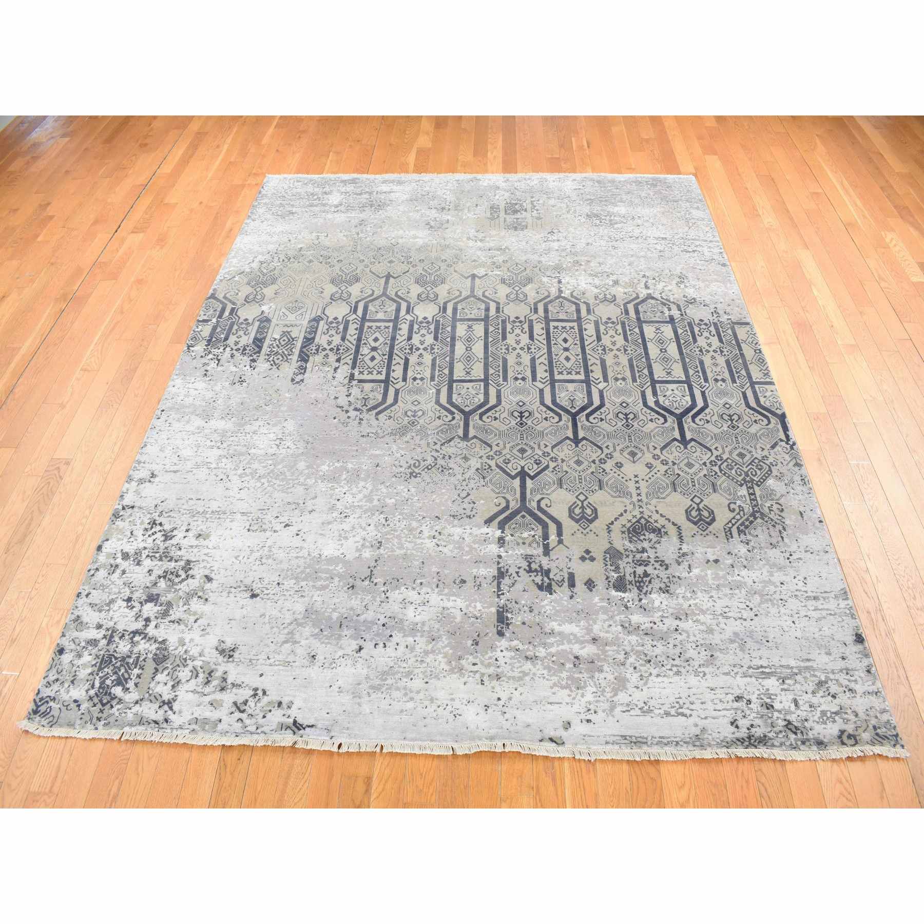 Transitional-Hand-Knotted-Rug-403960