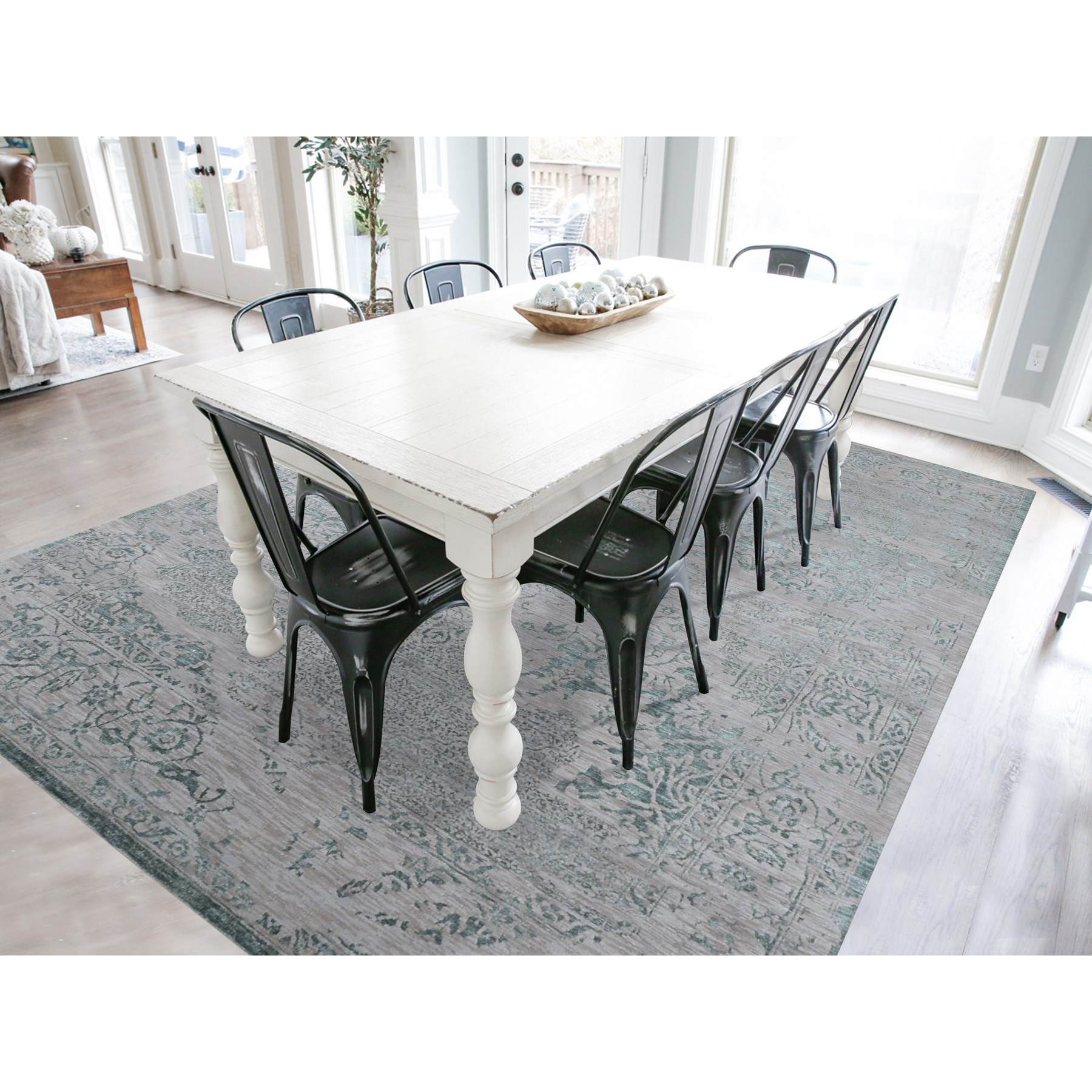 Transitional-Hand-Knotted-Rug-403990