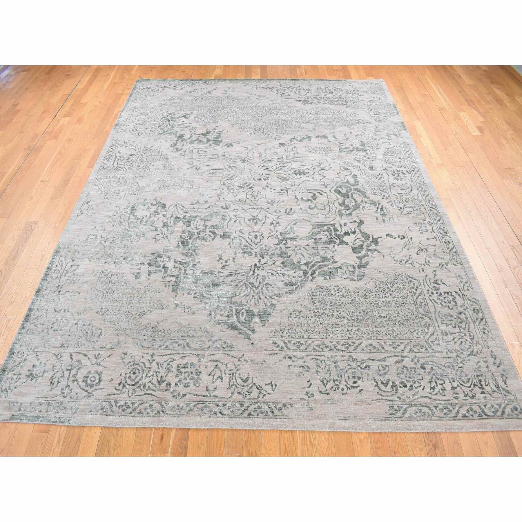 Transitional-Hand-Knotted-Rug-403990