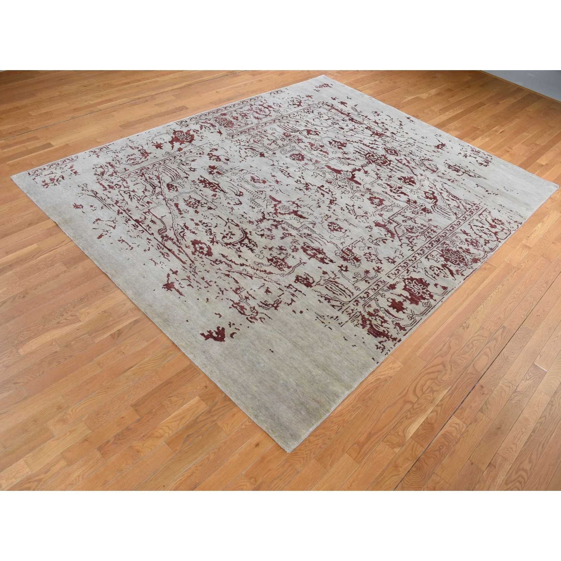 Transitional-Hand-Knotted-Rug-404110