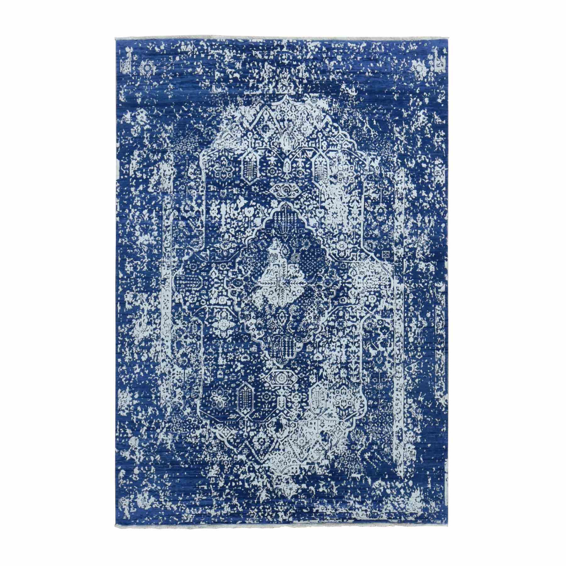 Transitional-Hand-Knotted-Rug-404140