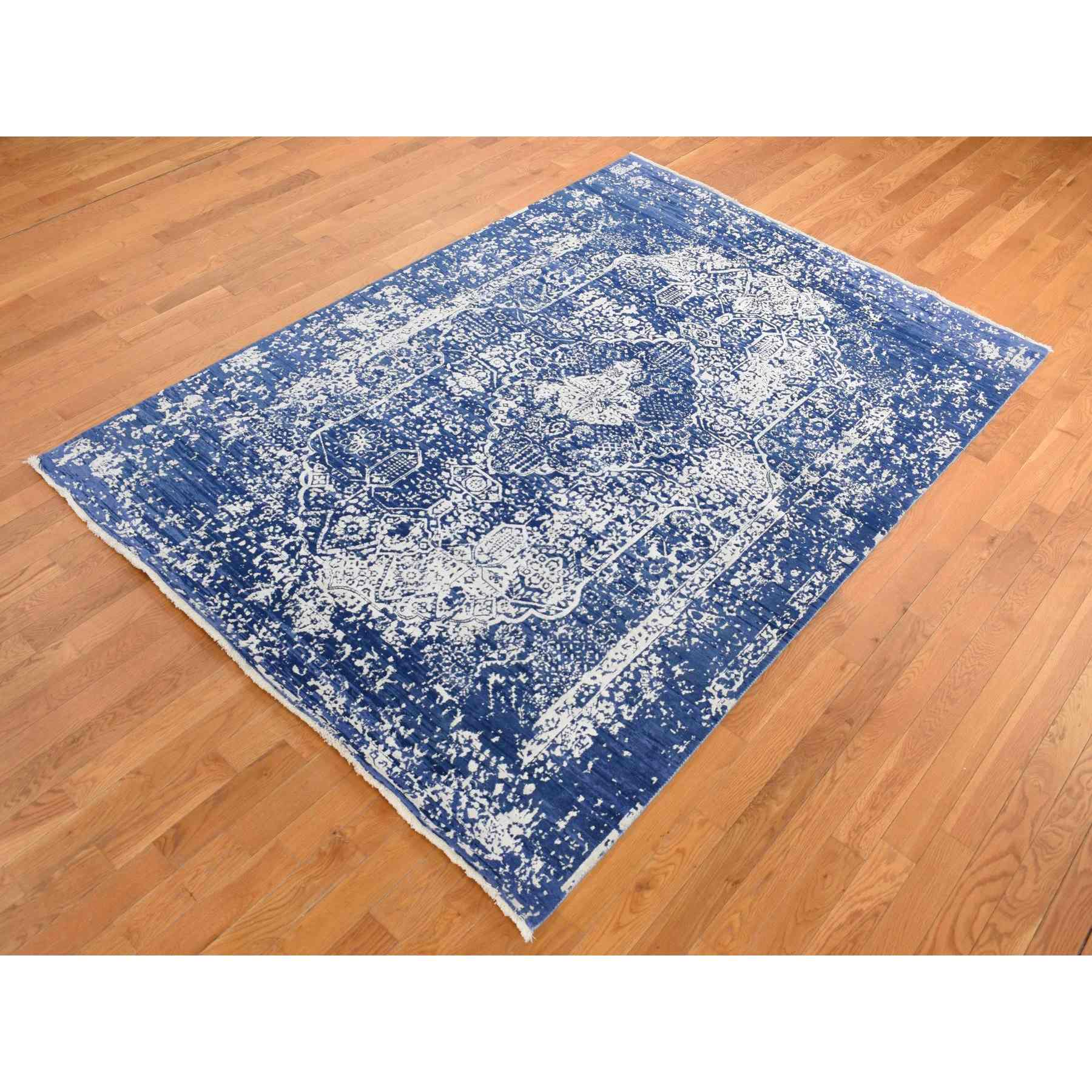 Transitional-Hand-Knotted-Rug-404140