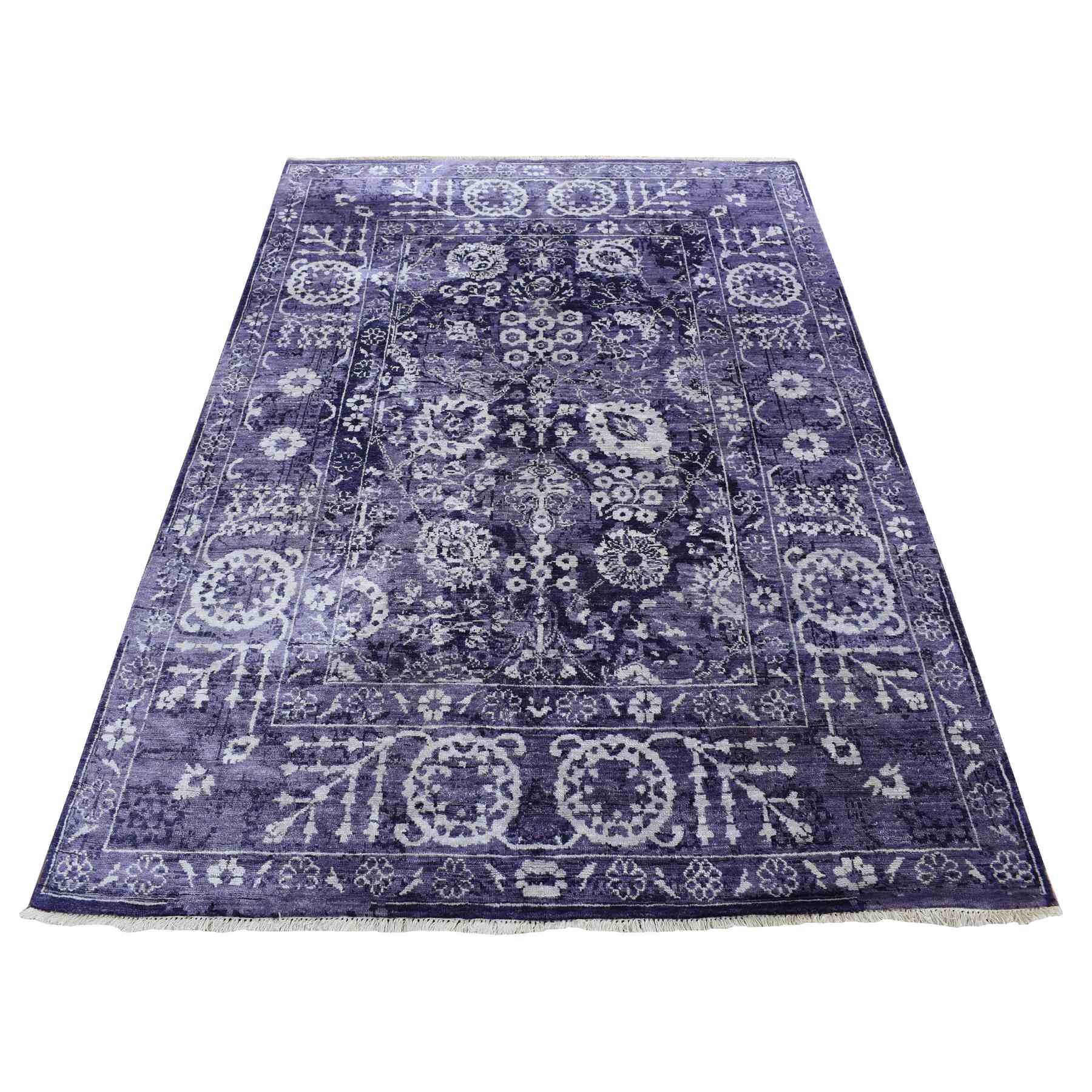 Transitional-Hand-Knotted-Rug-404540