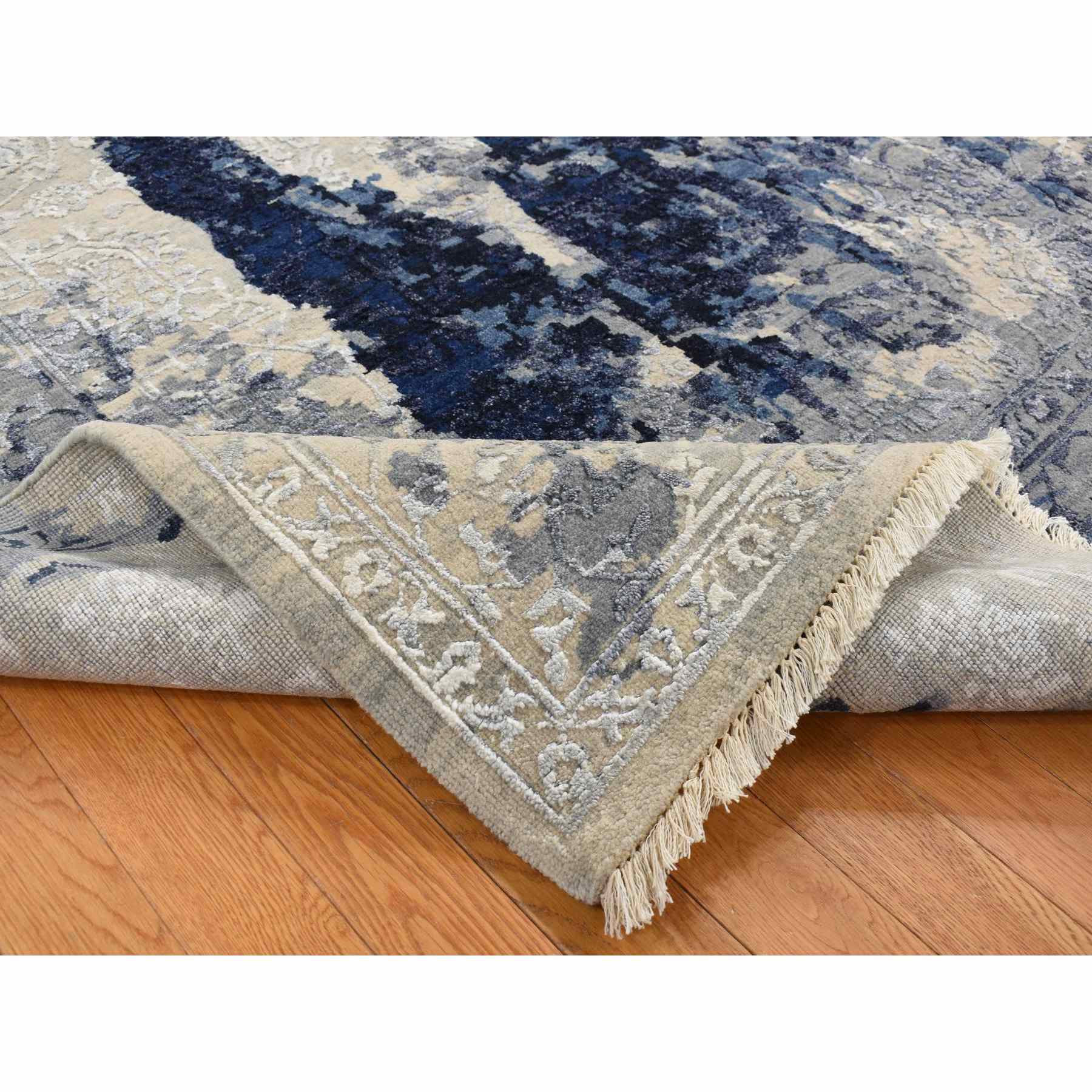 Transitional-Hand-Knotted-Rug-404560