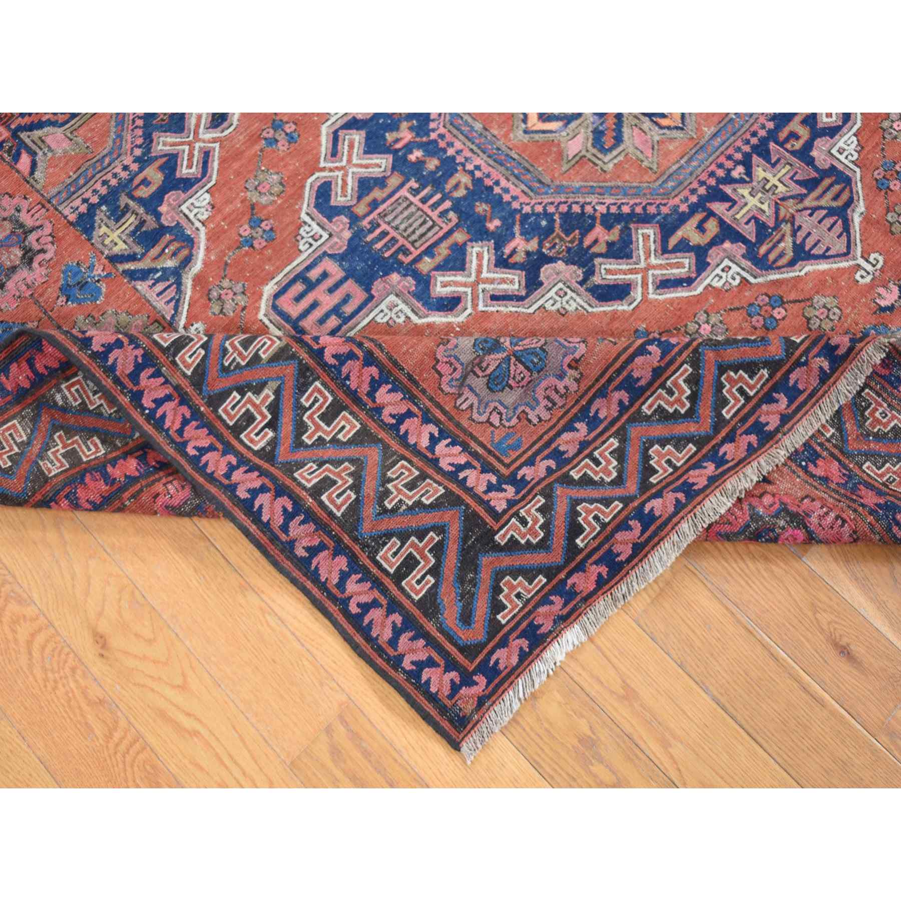 Tribal-Geometric-Hand-Knotted-Rug-402995