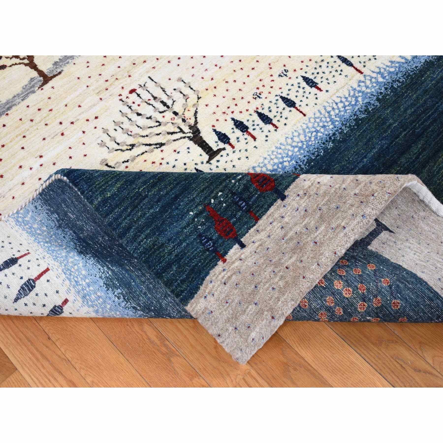 Tribal-Geometric-Hand-Knotted-Rug-404070