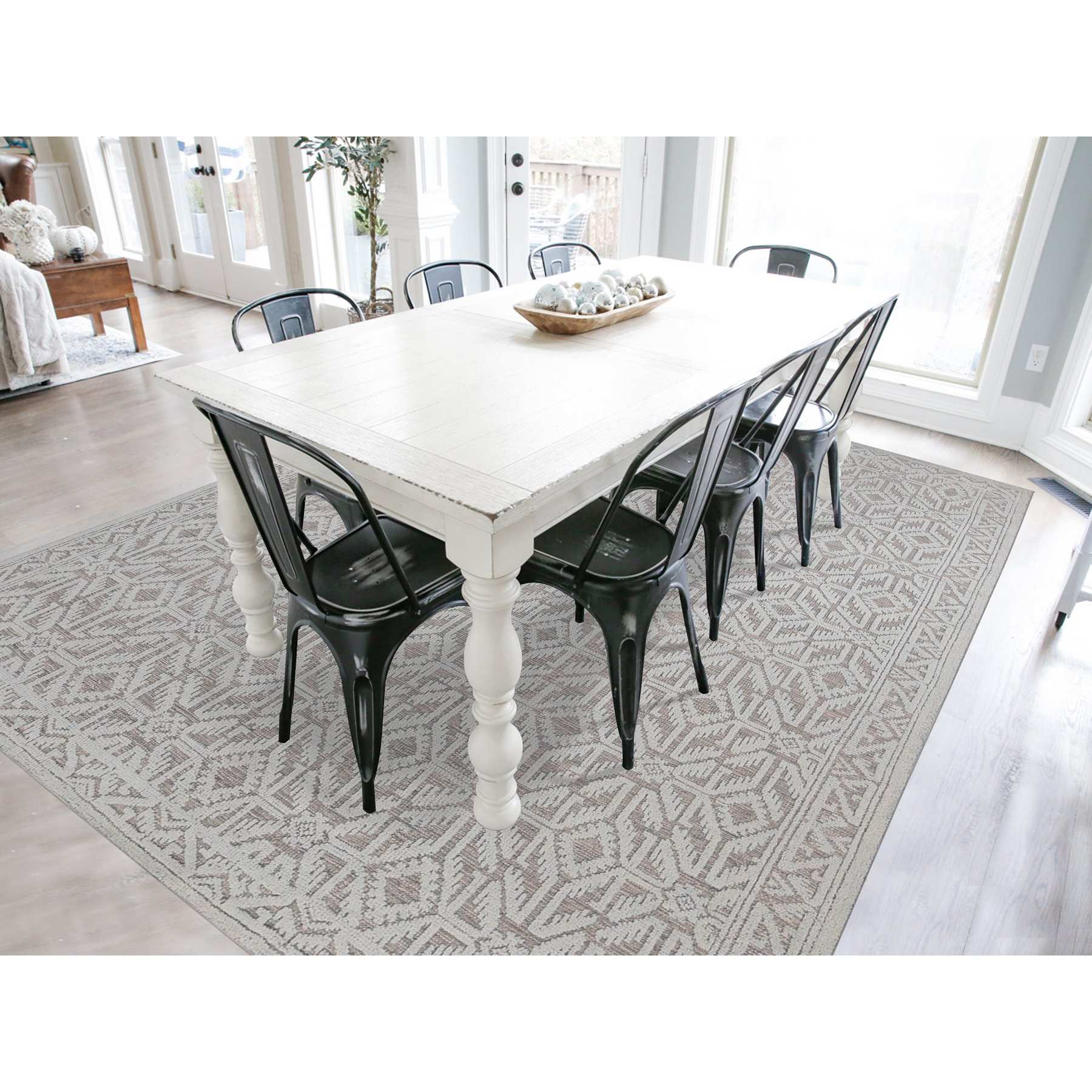 Tribal-Geometric-Hand-Knotted-Rug-404115