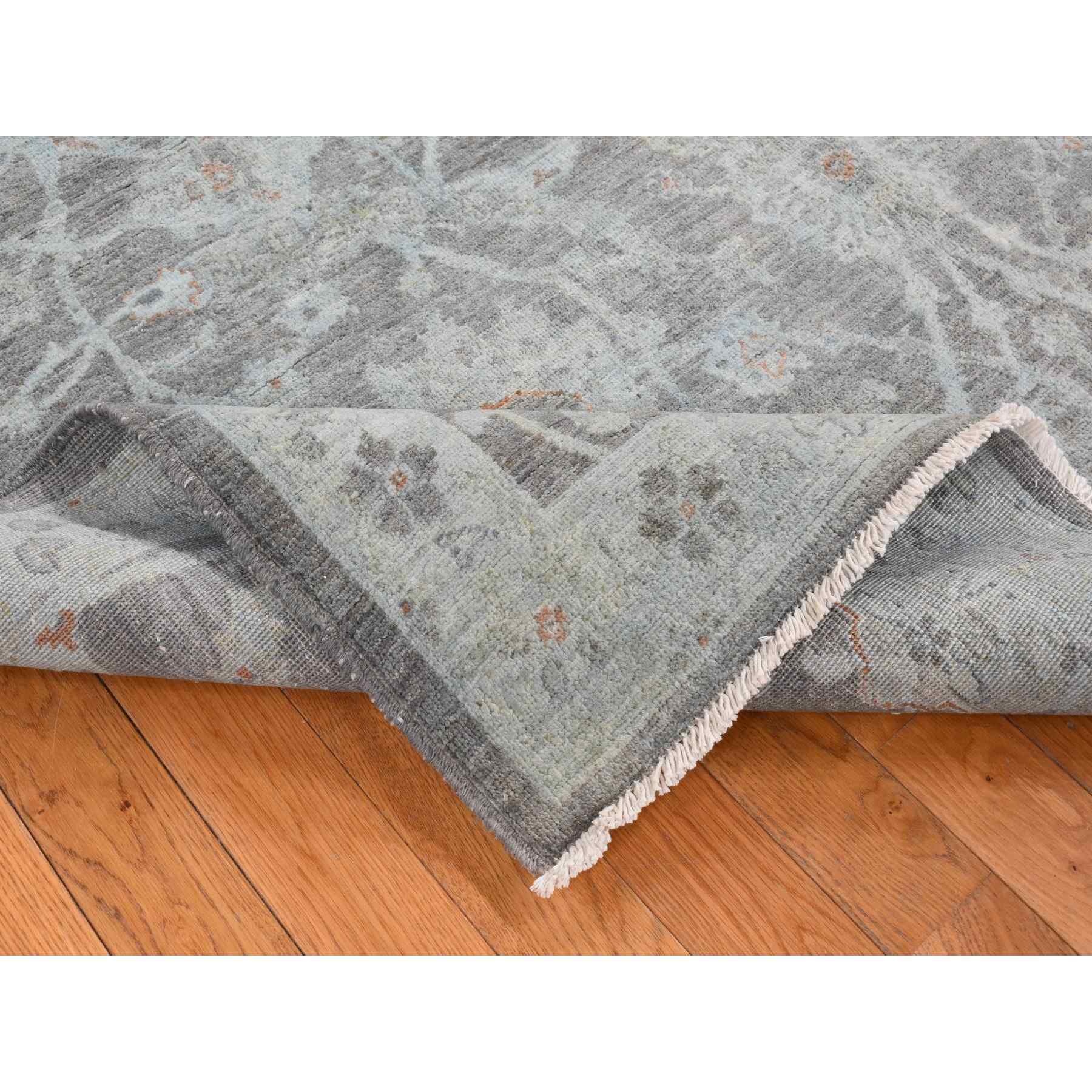 White-Wash-Vintage-Silver-Wash-Hand-Knotted-Rug-404585