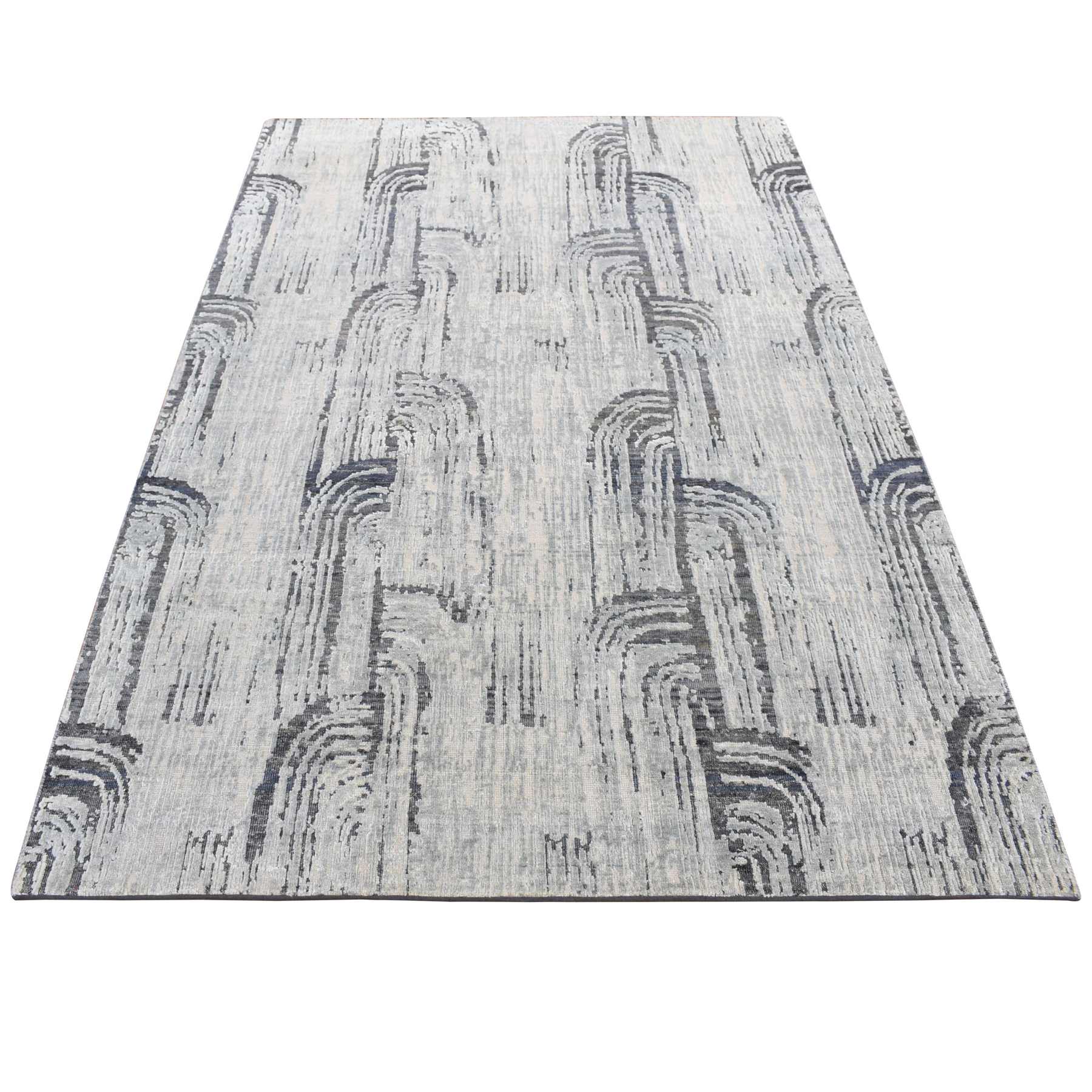 Wool-and-Silk-Hand-Knotted-Rug-403840