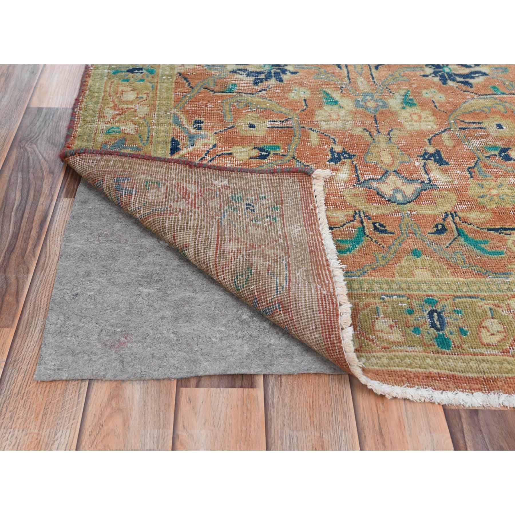 Overdyed-Vintage-Hand-Knotted-Rug-405245
