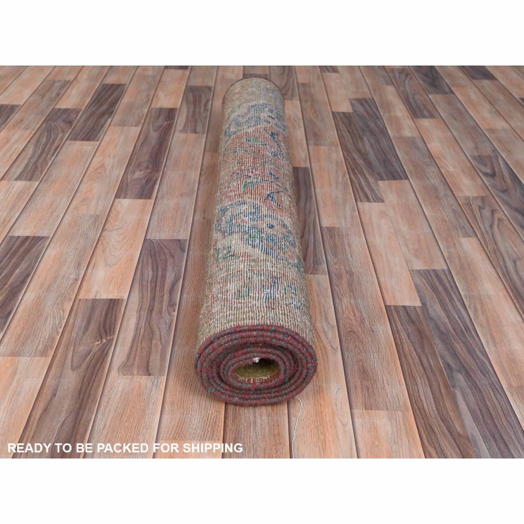 Overdyed-Vintage-Hand-Knotted-Rug-405245