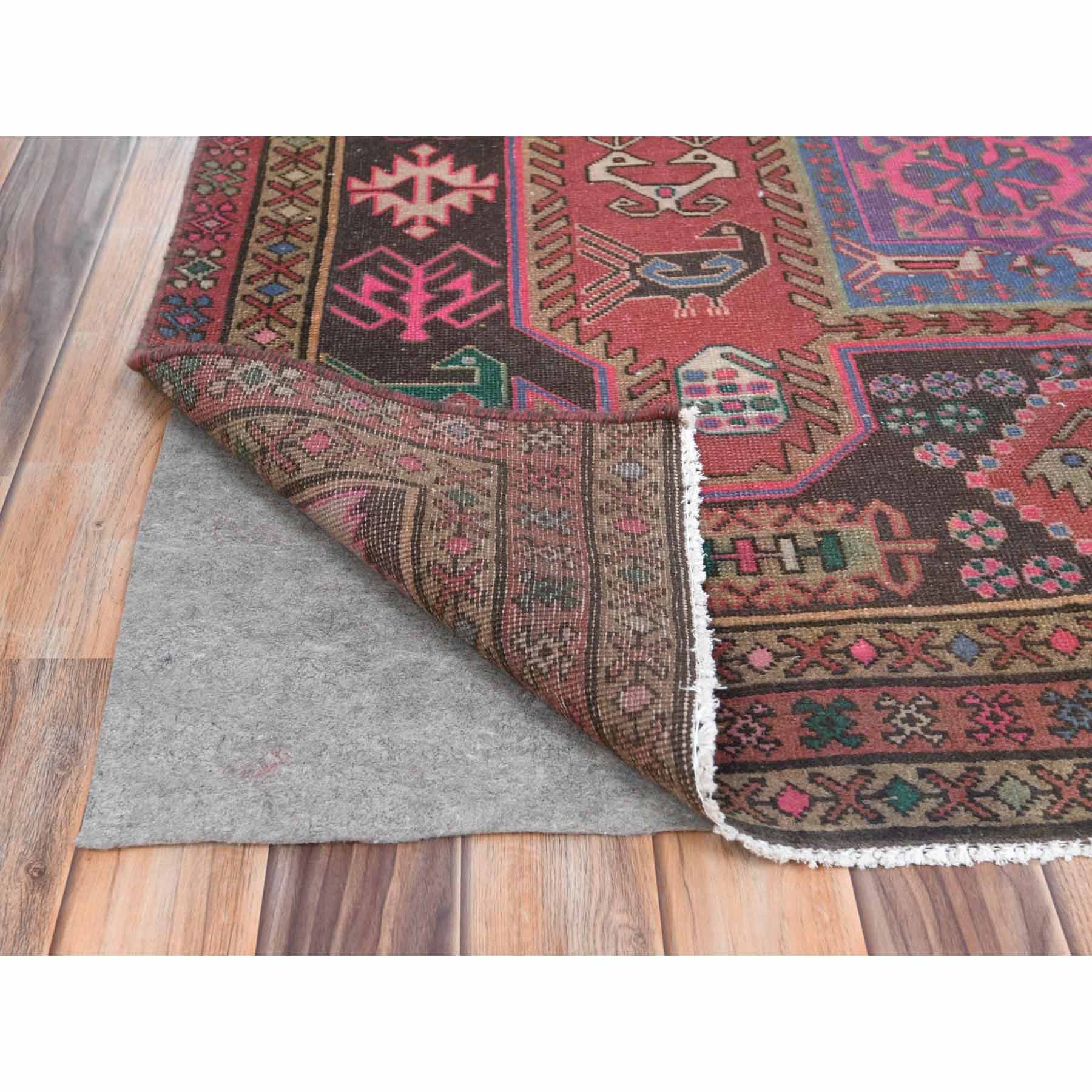 Overdyed-Vintage-Hand-Knotted-Rug-405260
