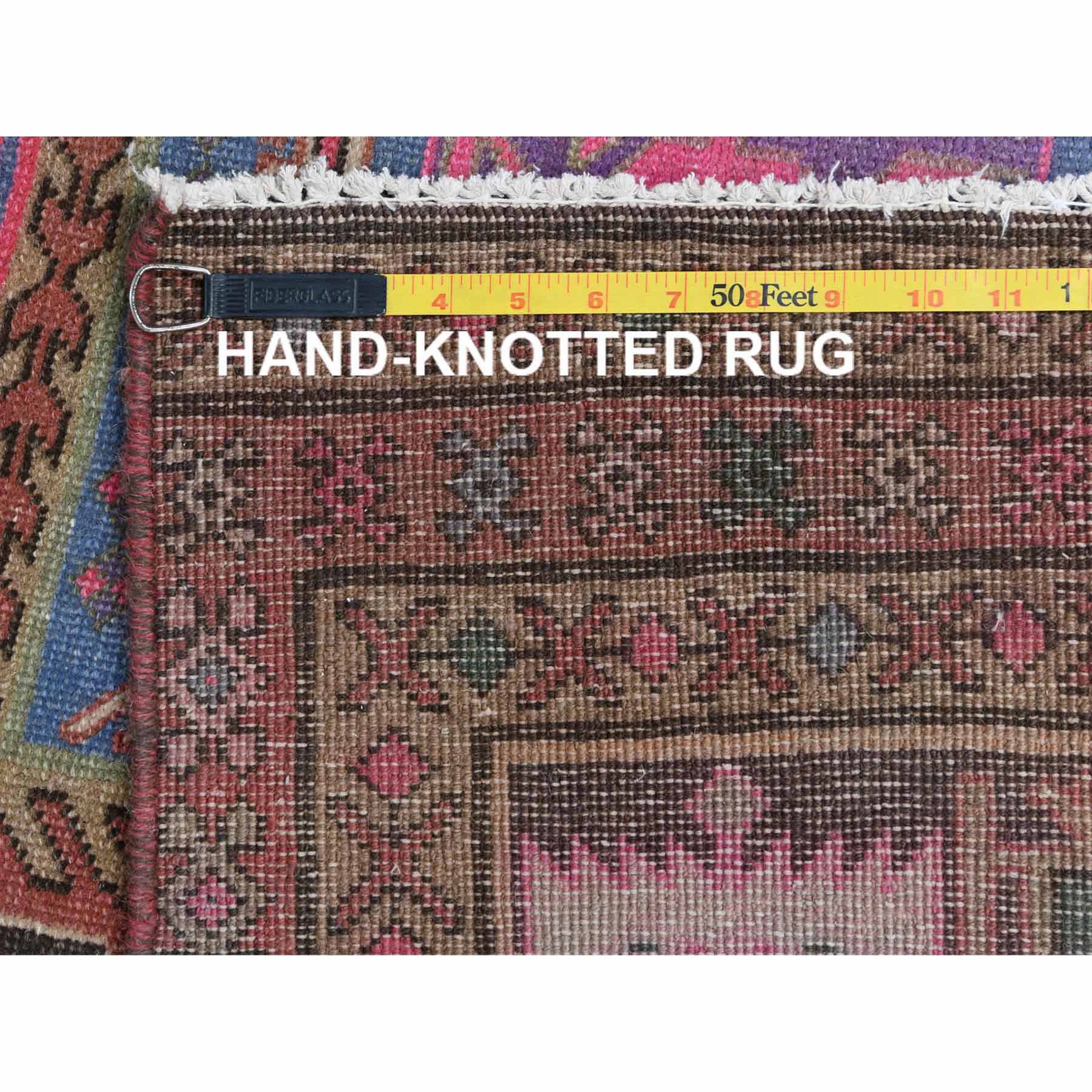 Overdyed-Vintage-Hand-Knotted-Rug-405260