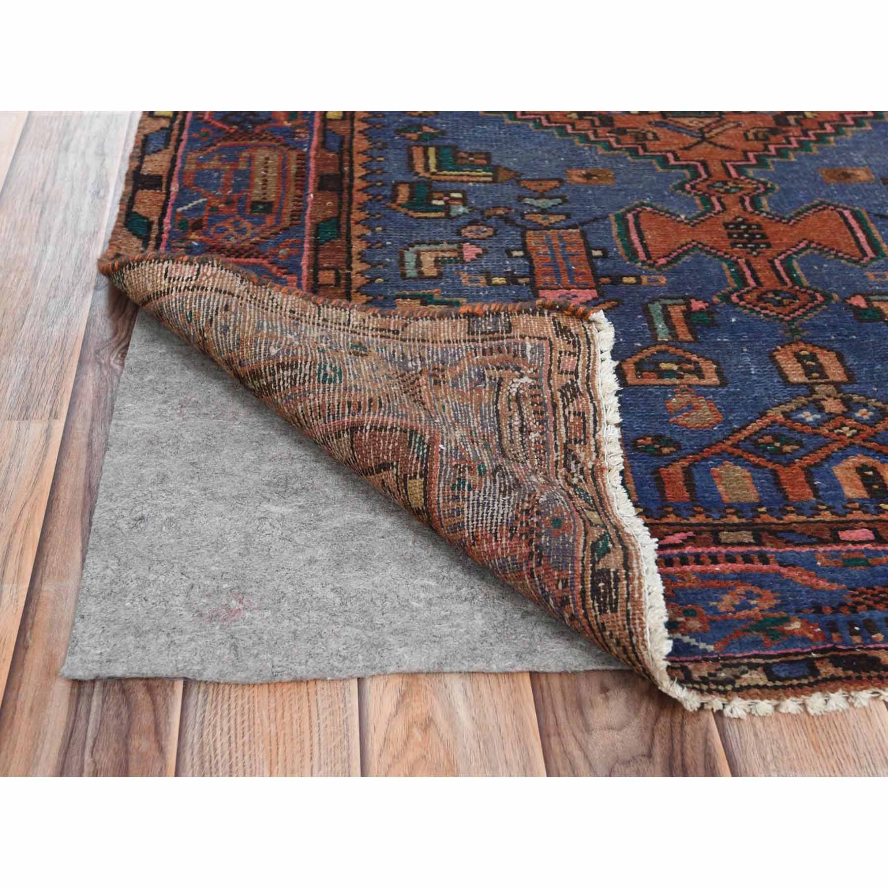 Overdyed-Vintage-Hand-Knotted-Rug-405300