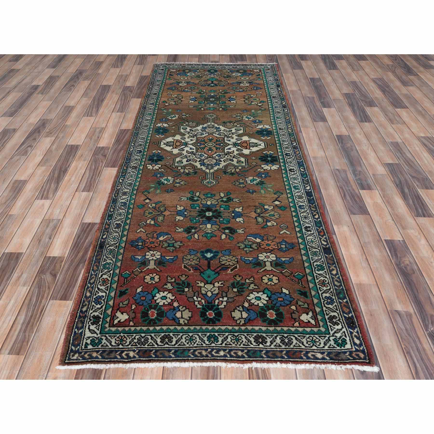 Overdyed-Vintage-Hand-Knotted-Rug-405305