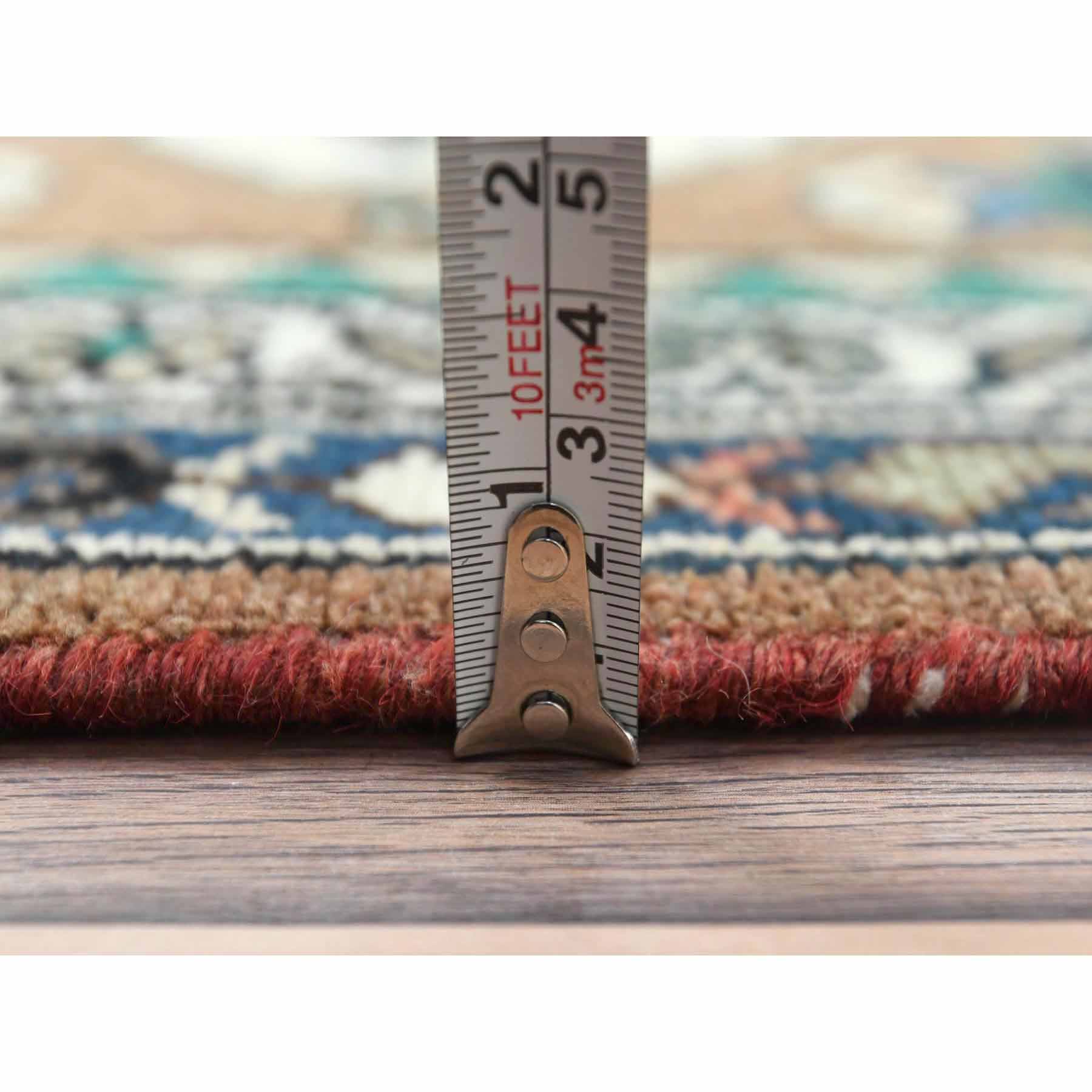 Overdyed-Vintage-Hand-Knotted-Rug-405305