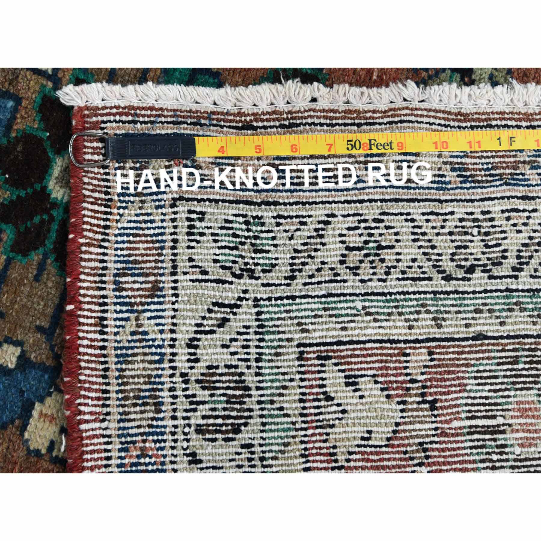 Overdyed-Vintage-Hand-Knotted-Rug-405305