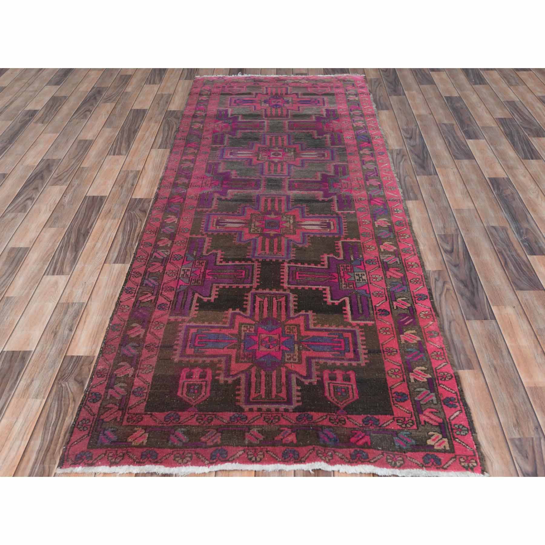 Overdyed-Vintage-Hand-Knotted-Rug-405315