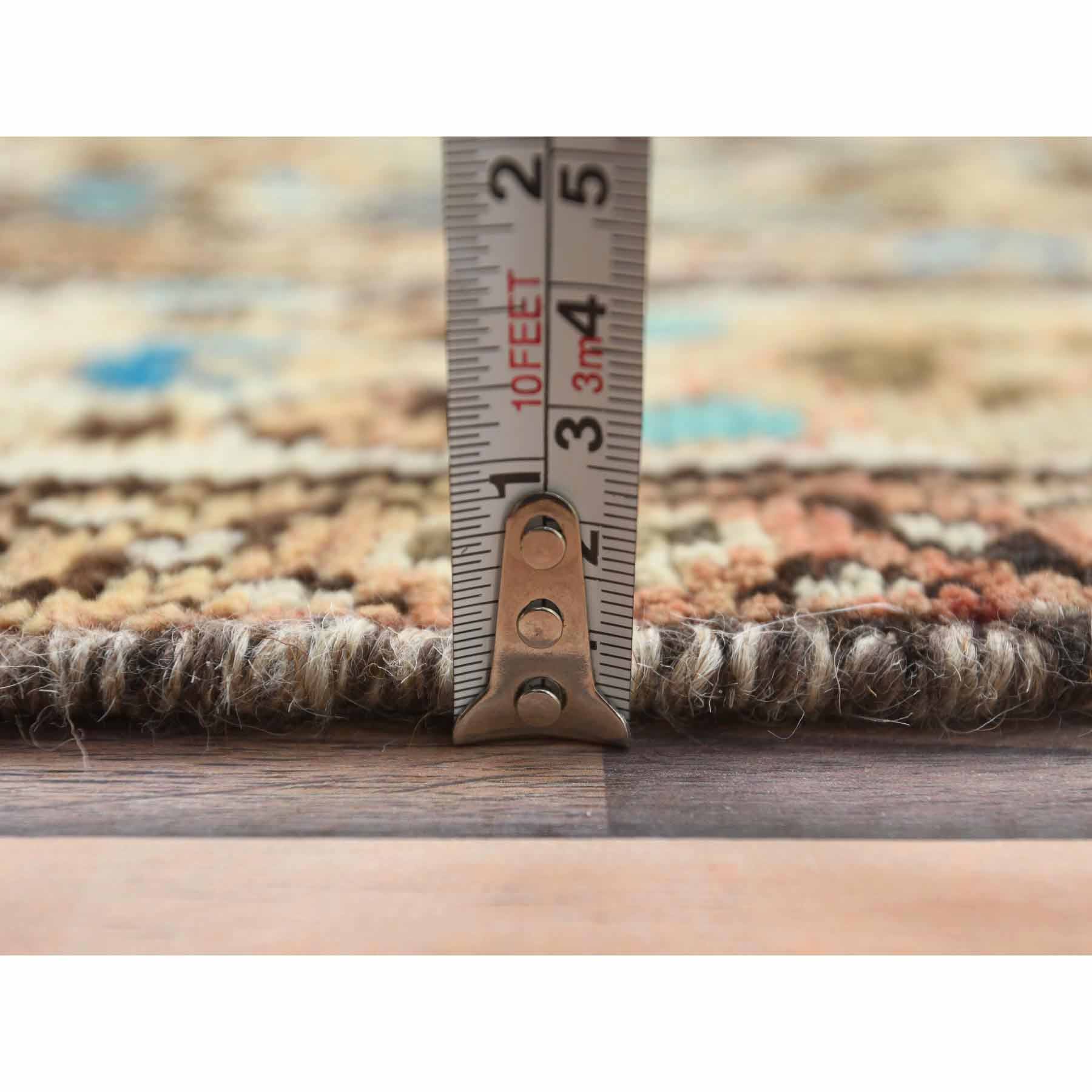 Overdyed-Vintage-Hand-Knotted-Rug-405365