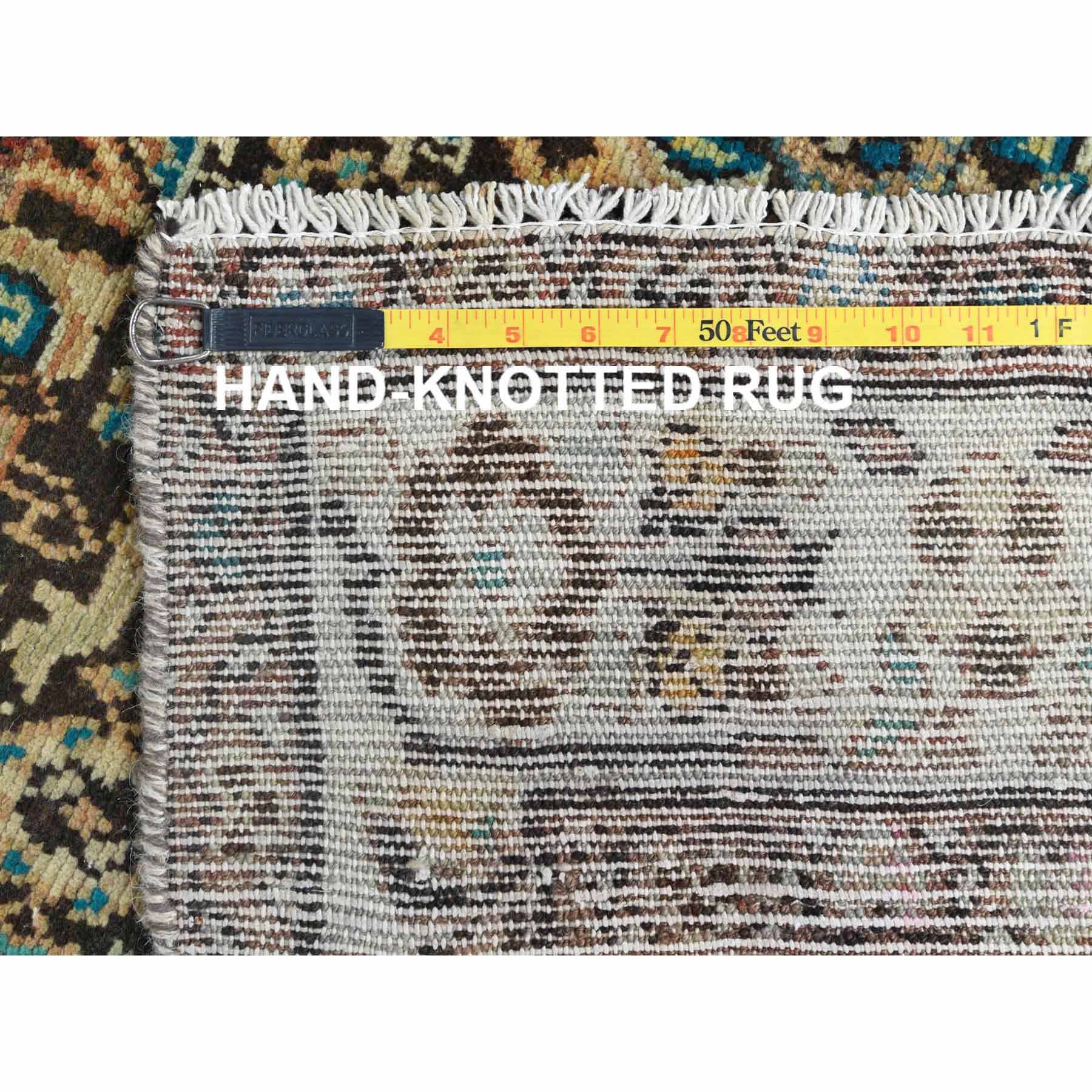 Overdyed-Vintage-Hand-Knotted-Rug-405365