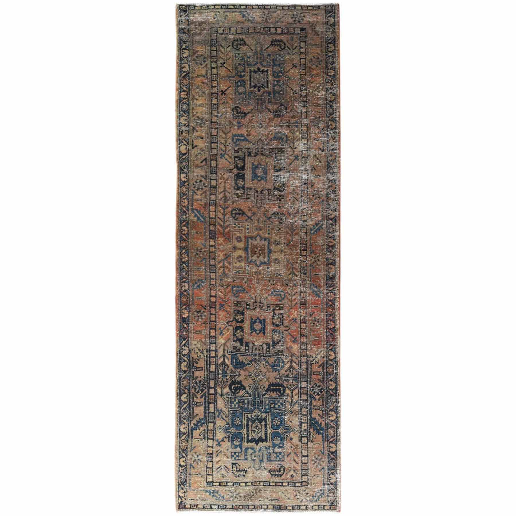 Overdyed-Vintage-Hand-Knotted-Rug-405385