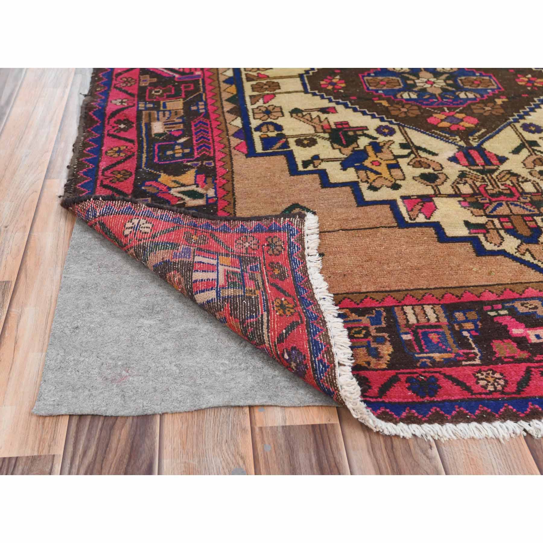 Overdyed-Vintage-Hand-Knotted-Rug-405405