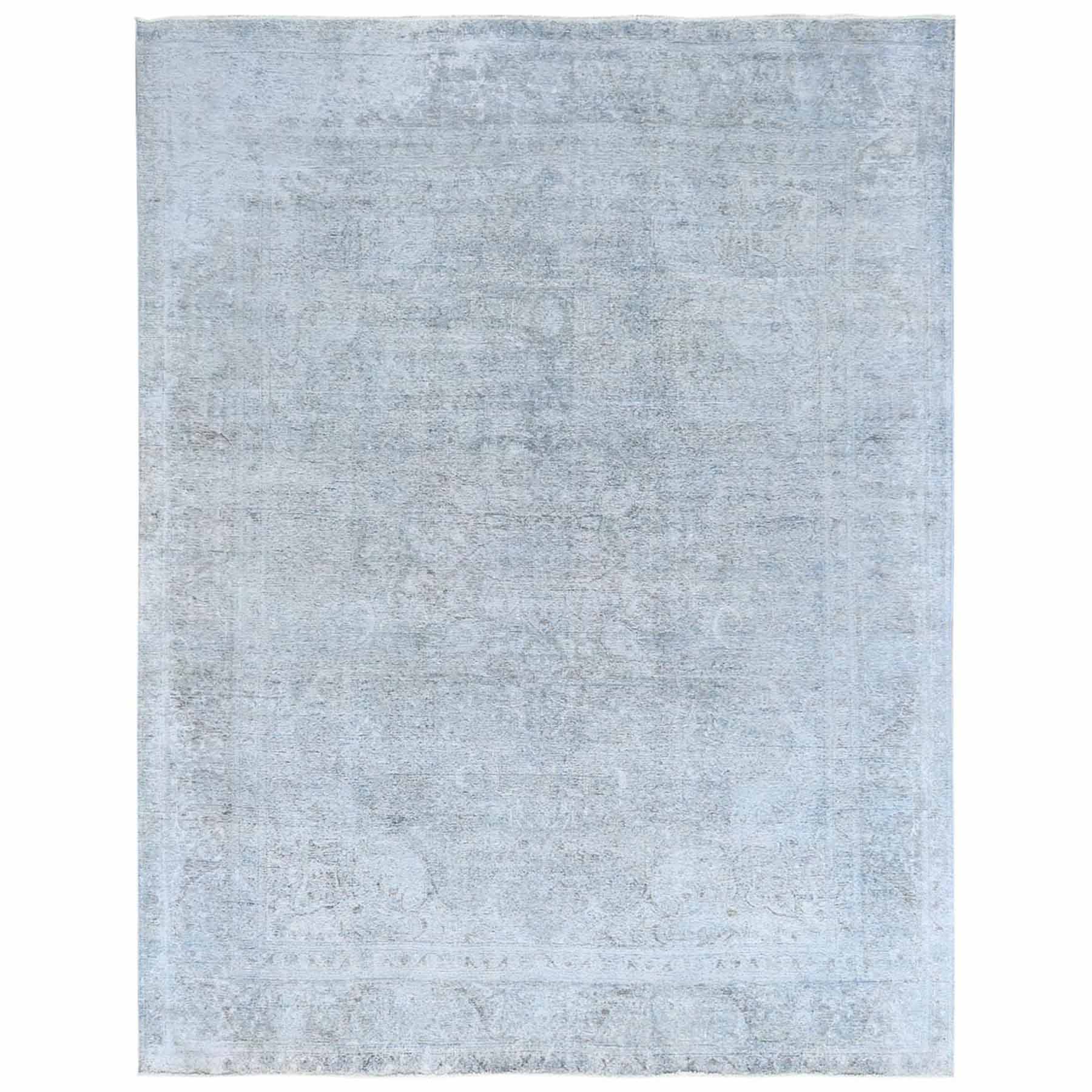 Overdyed-Vintage-Hand-Knotted-Rug-405495