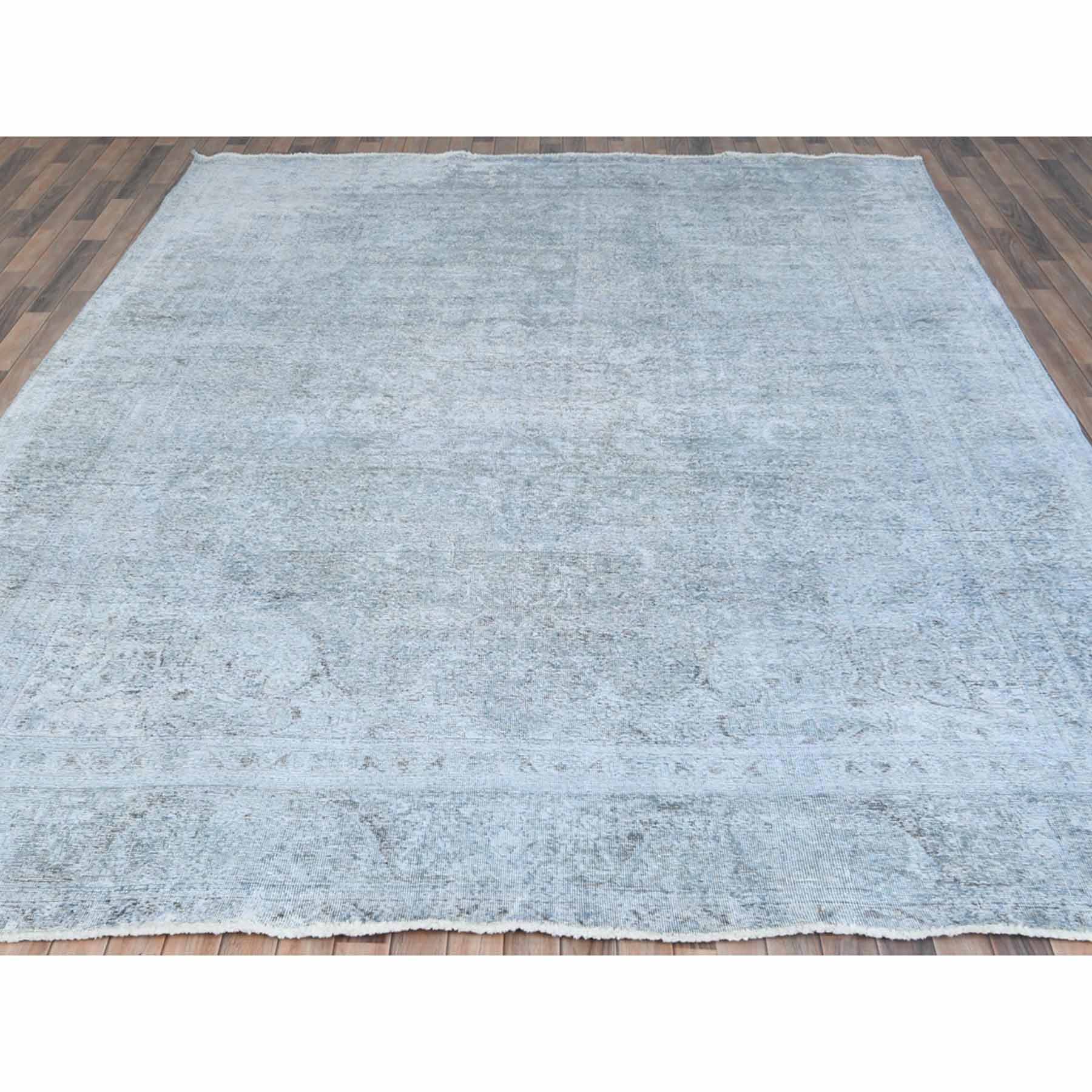 Overdyed-Vintage-Hand-Knotted-Rug-405495