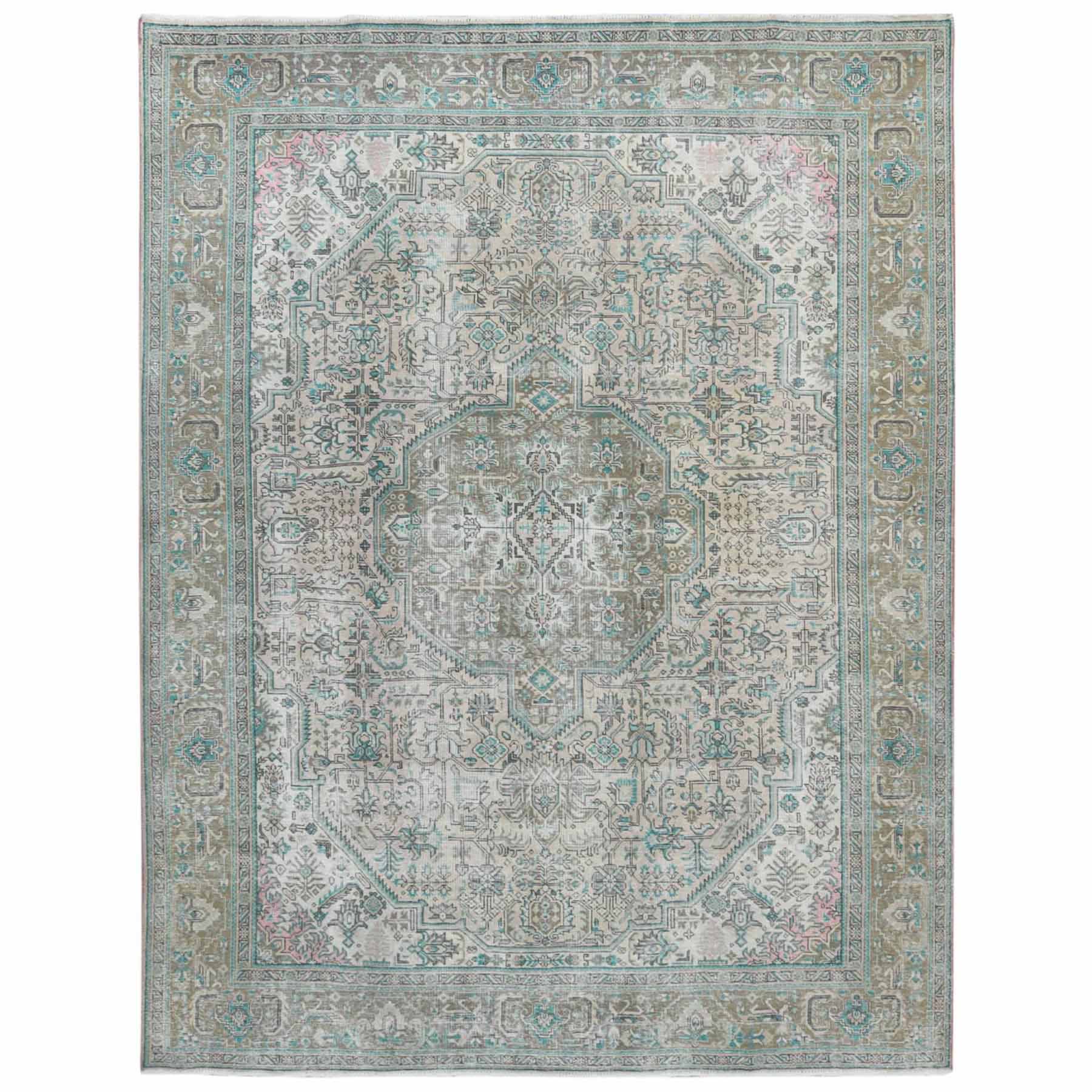 Overdyed-Vintage-Hand-Knotted-Rug-405515