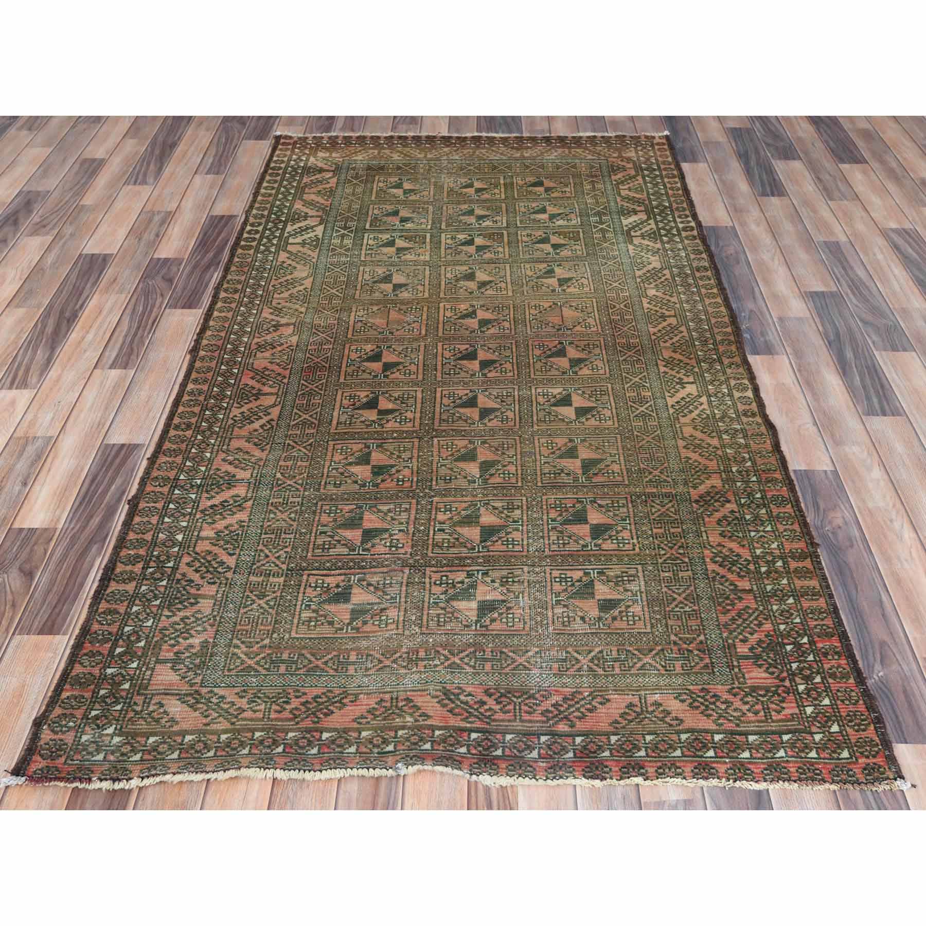 Overdyed-Vintage-Hand-Knotted-Rug-405770