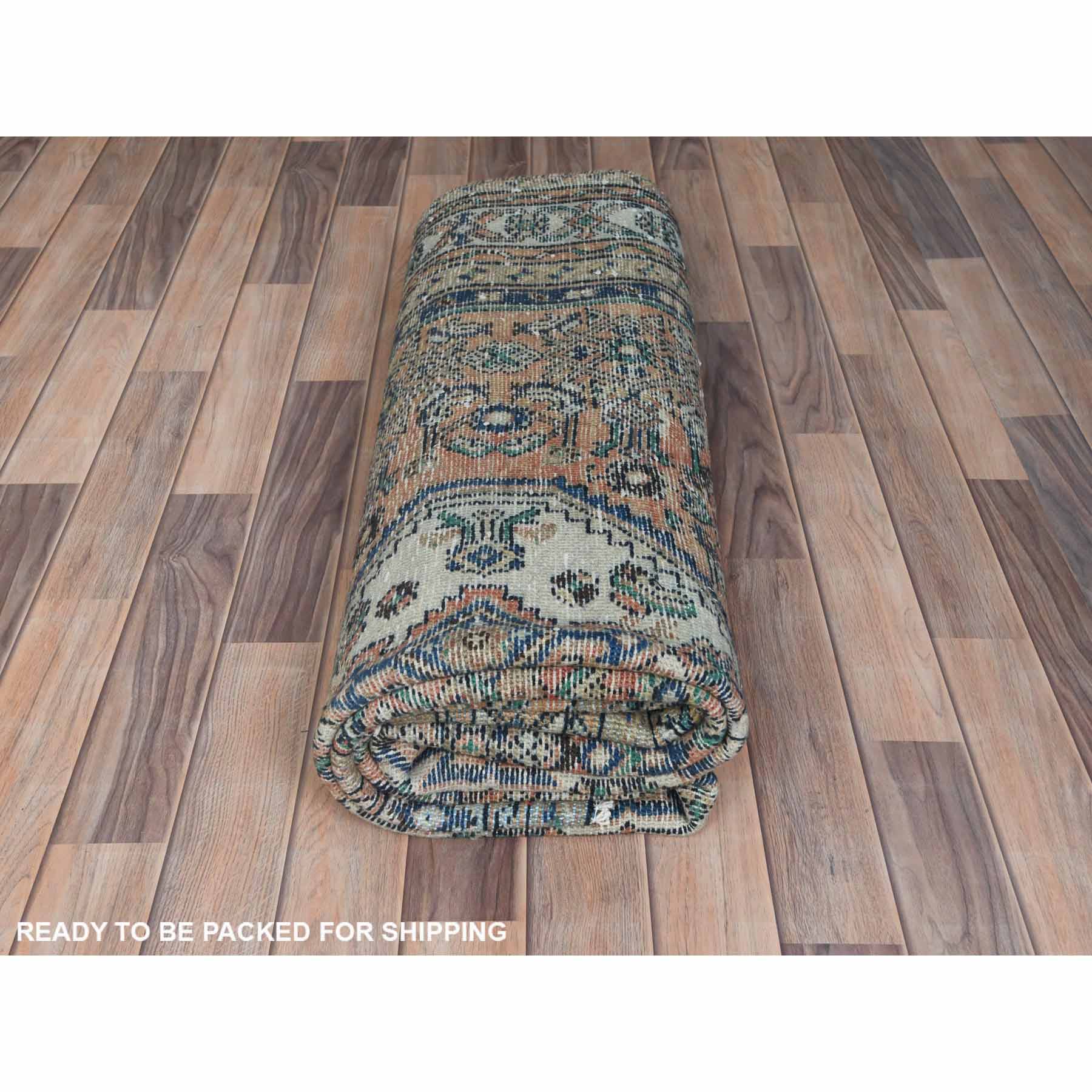 Overdyed-Vintage-Hand-Knotted-Rug-405875