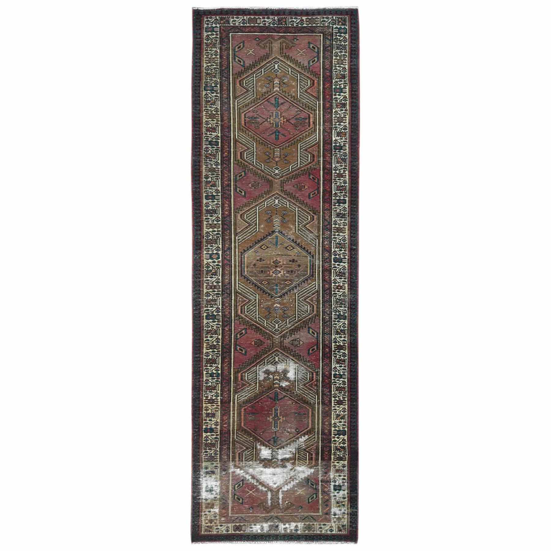 Overdyed-Vintage-Hand-Knotted-Rug-405930