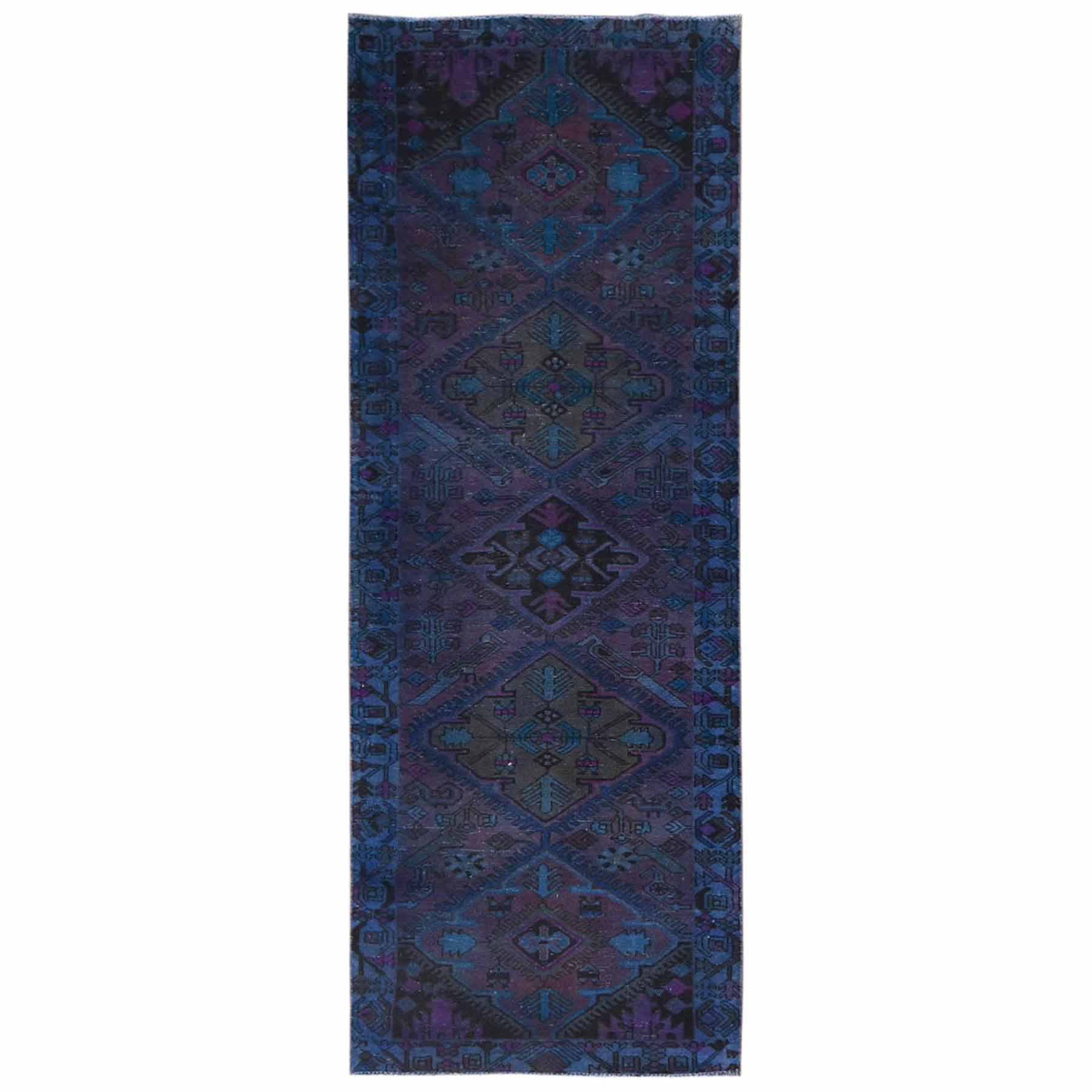 Overdyed-Vintage-Hand-Knotted-Rug-405935