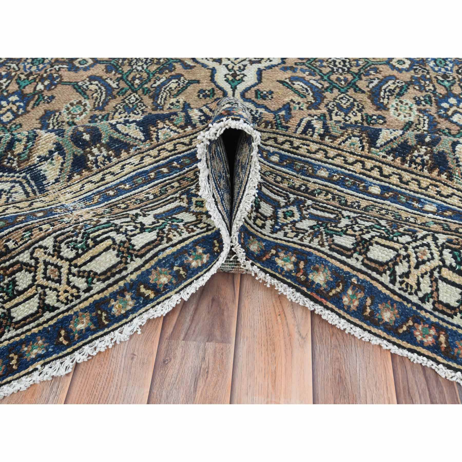 Overdyed-Vintage-Hand-Knotted-Rug-405970