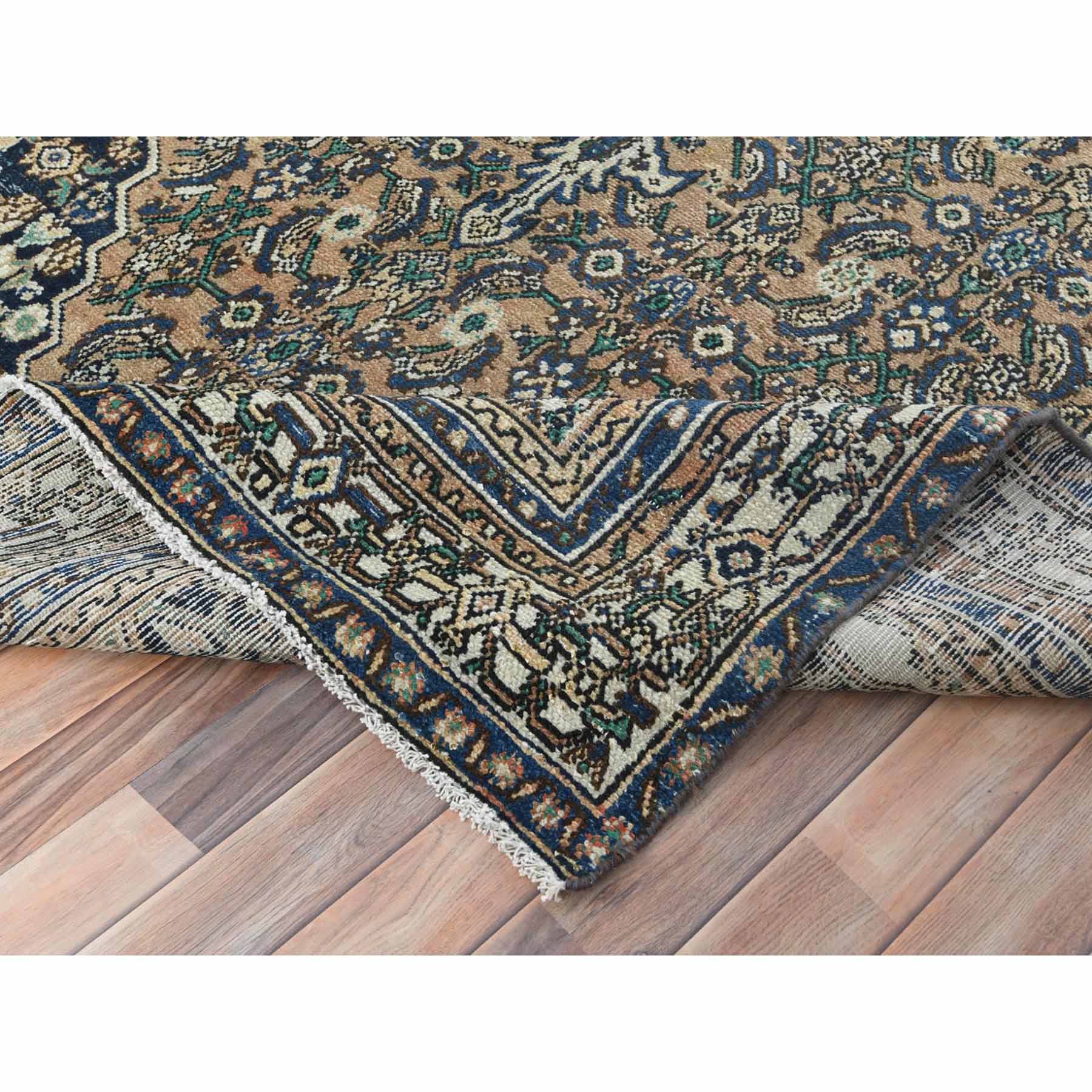 Overdyed-Vintage-Hand-Knotted-Rug-405970