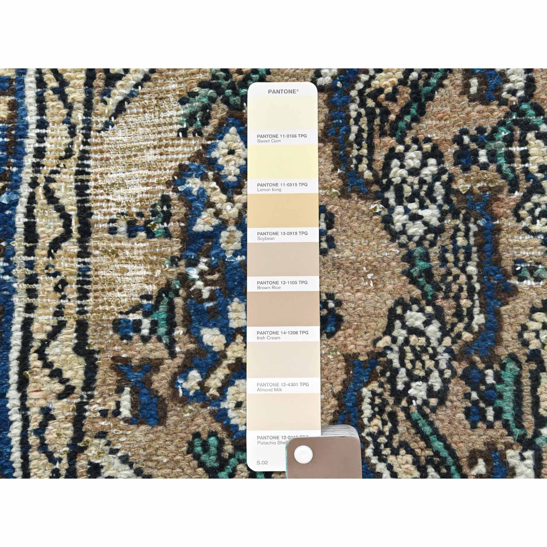 Overdyed-Vintage-Hand-Knotted-Rug-405970
