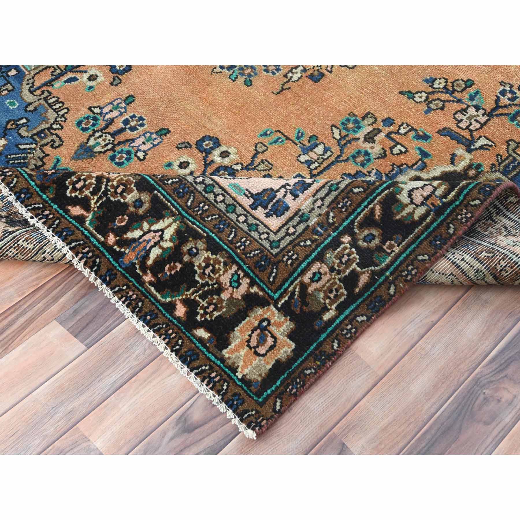 Overdyed-Vintage-Hand-Knotted-Rug-405995