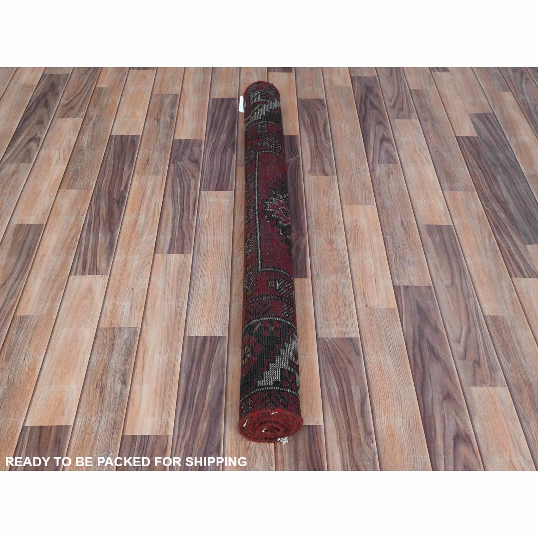 Overdyed-Vintage-Hand-Knotted-Rug-406050