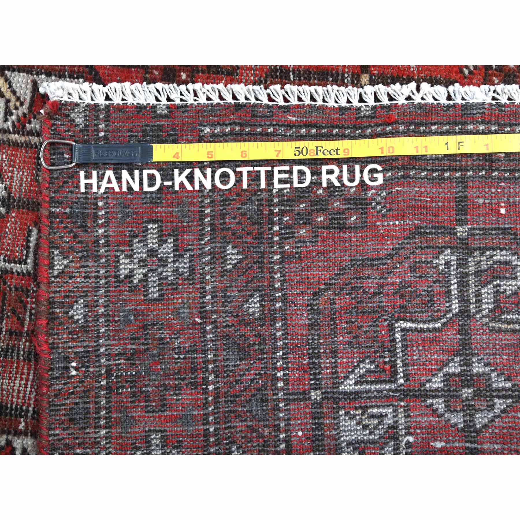 Overdyed-Vintage-Hand-Knotted-Rug-406060