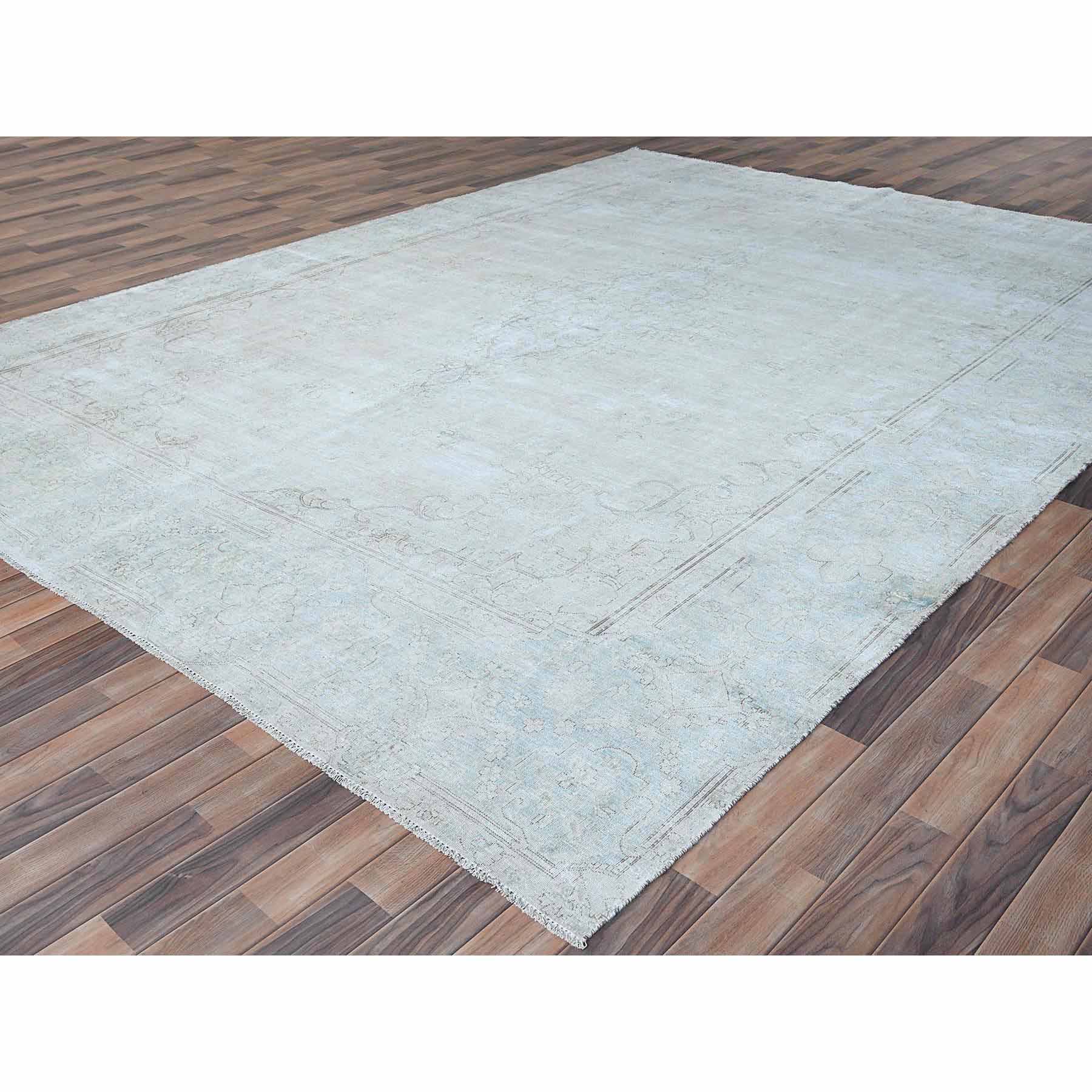 Overdyed-Vintage-Hand-Knotted-Rug-406240