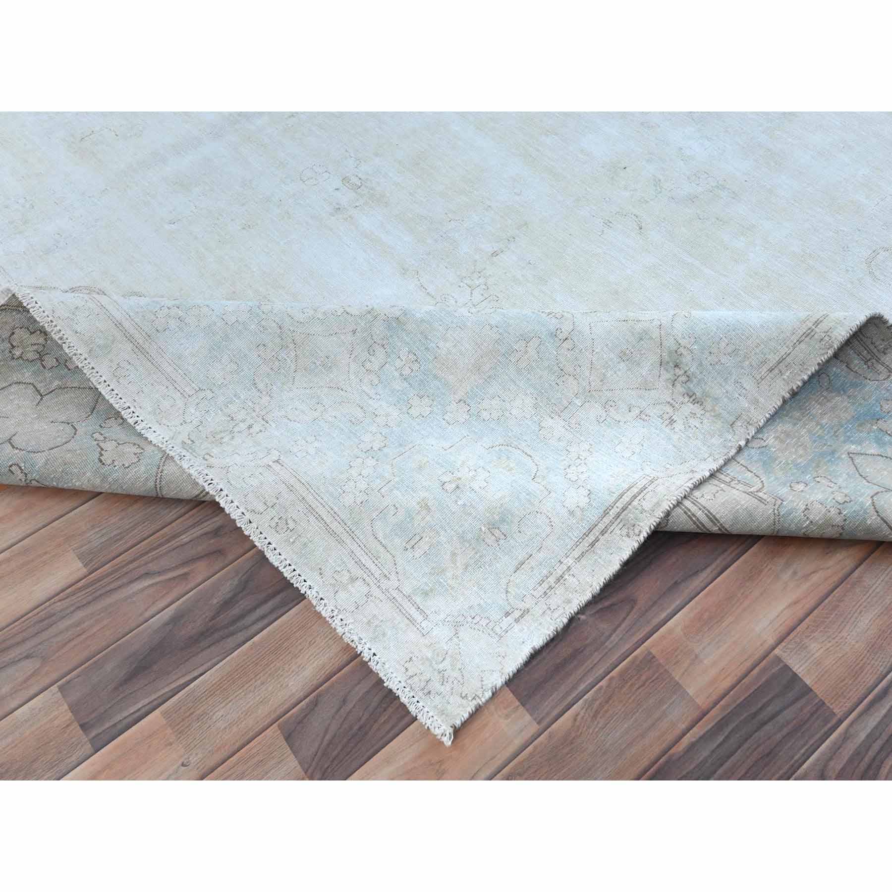 Overdyed-Vintage-Hand-Knotted-Rug-406240