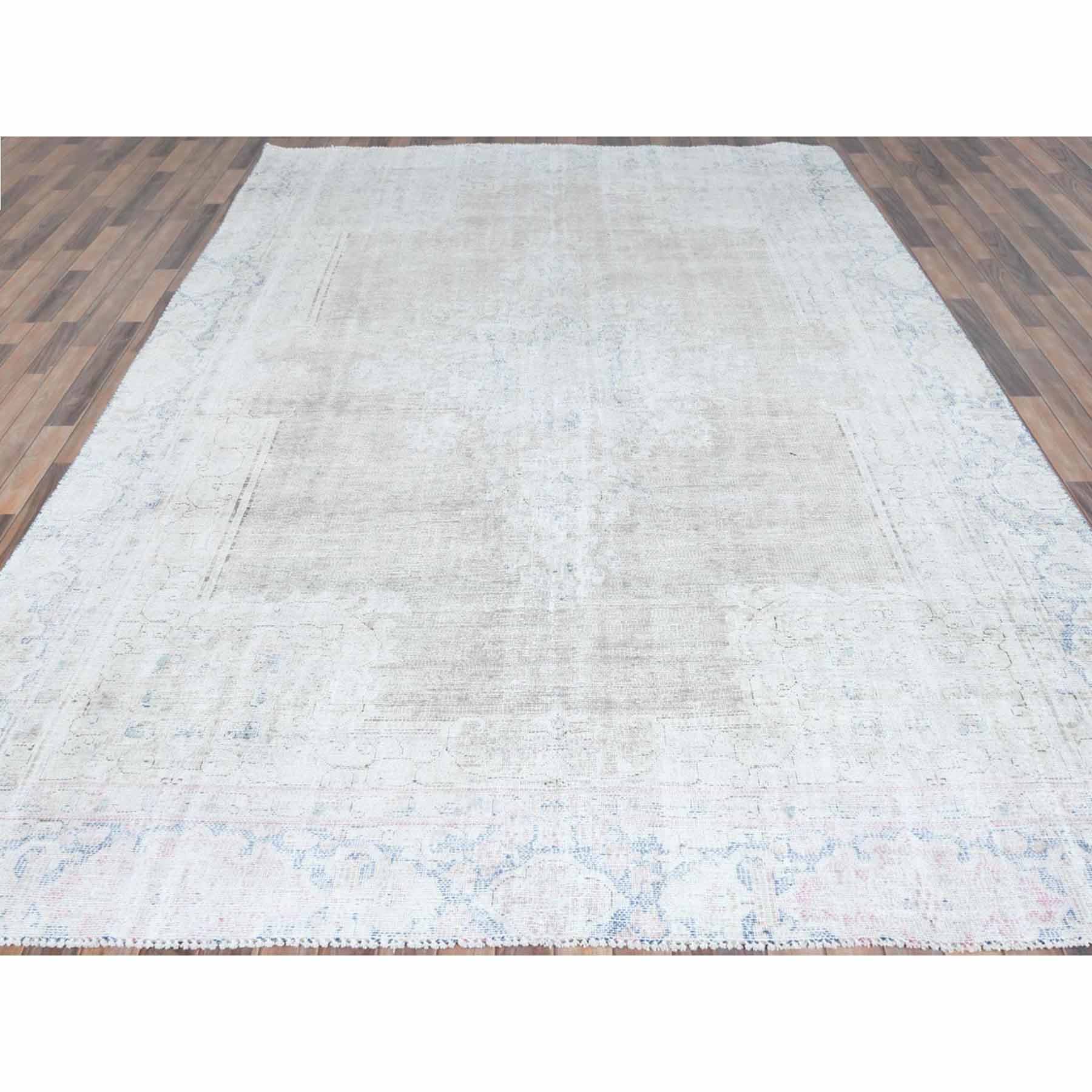 Overdyed-Vintage-Hand-Knotted-Rug-406245