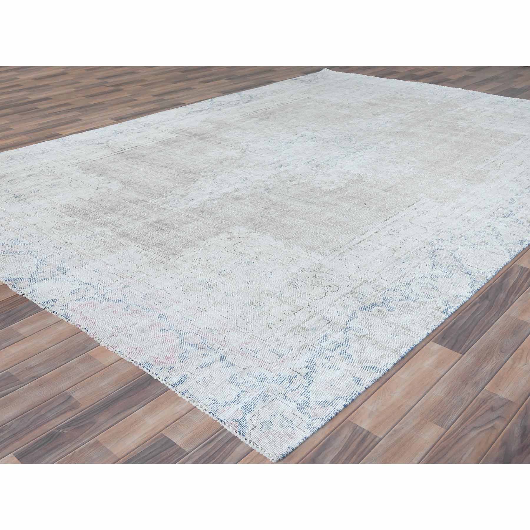 Overdyed-Vintage-Hand-Knotted-Rug-406245