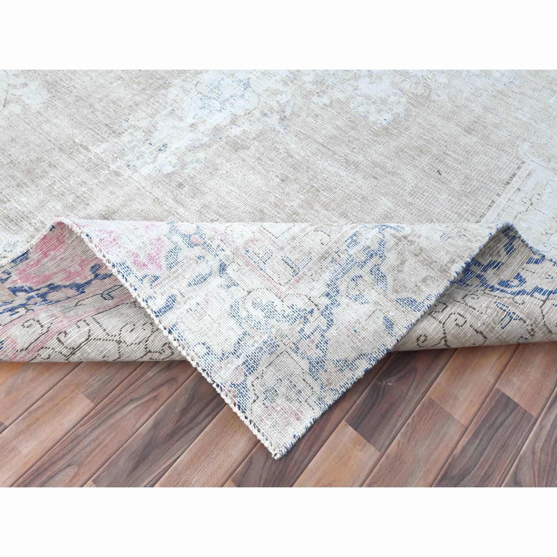 Overdyed-Vintage-Hand-Knotted-Rug-406245