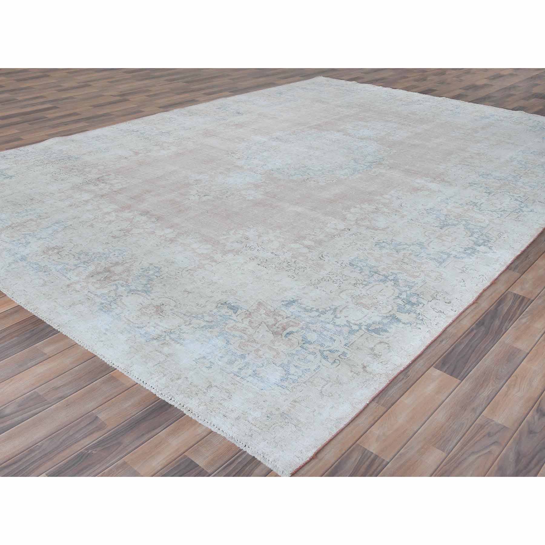 Overdyed-Vintage-Hand-Knotted-Rug-406255