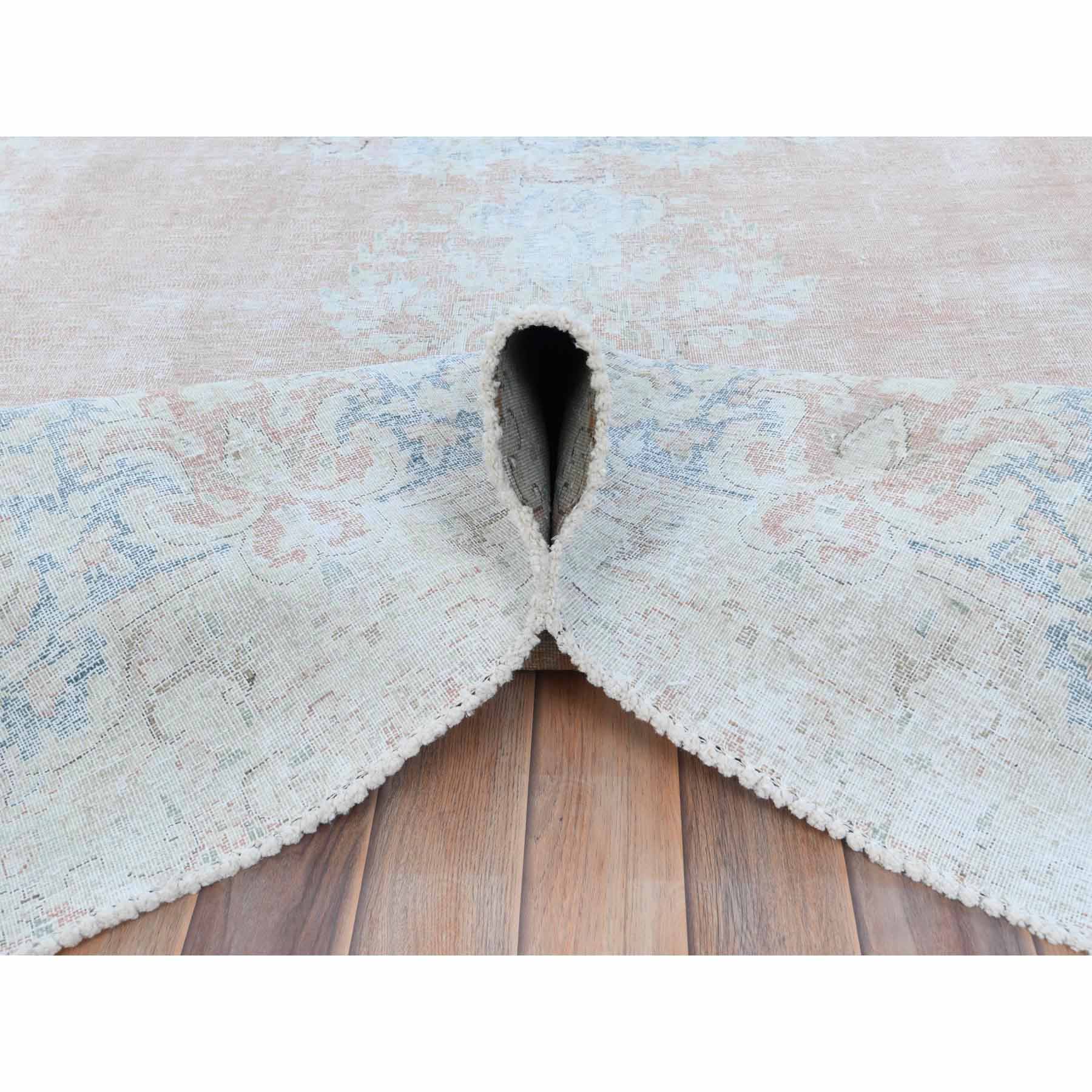 Overdyed-Vintage-Hand-Knotted-Rug-406255