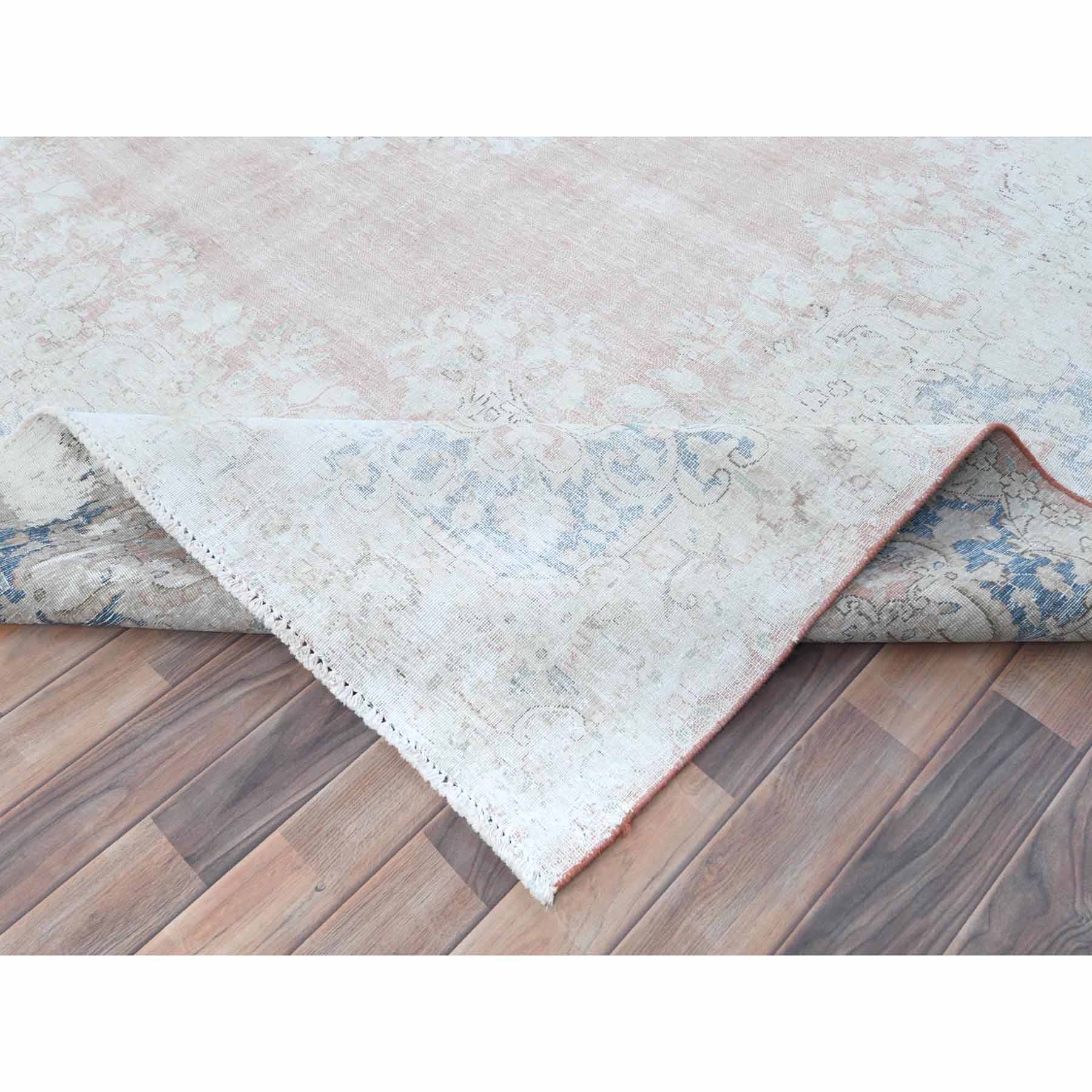 Overdyed-Vintage-Hand-Knotted-Rug-406255