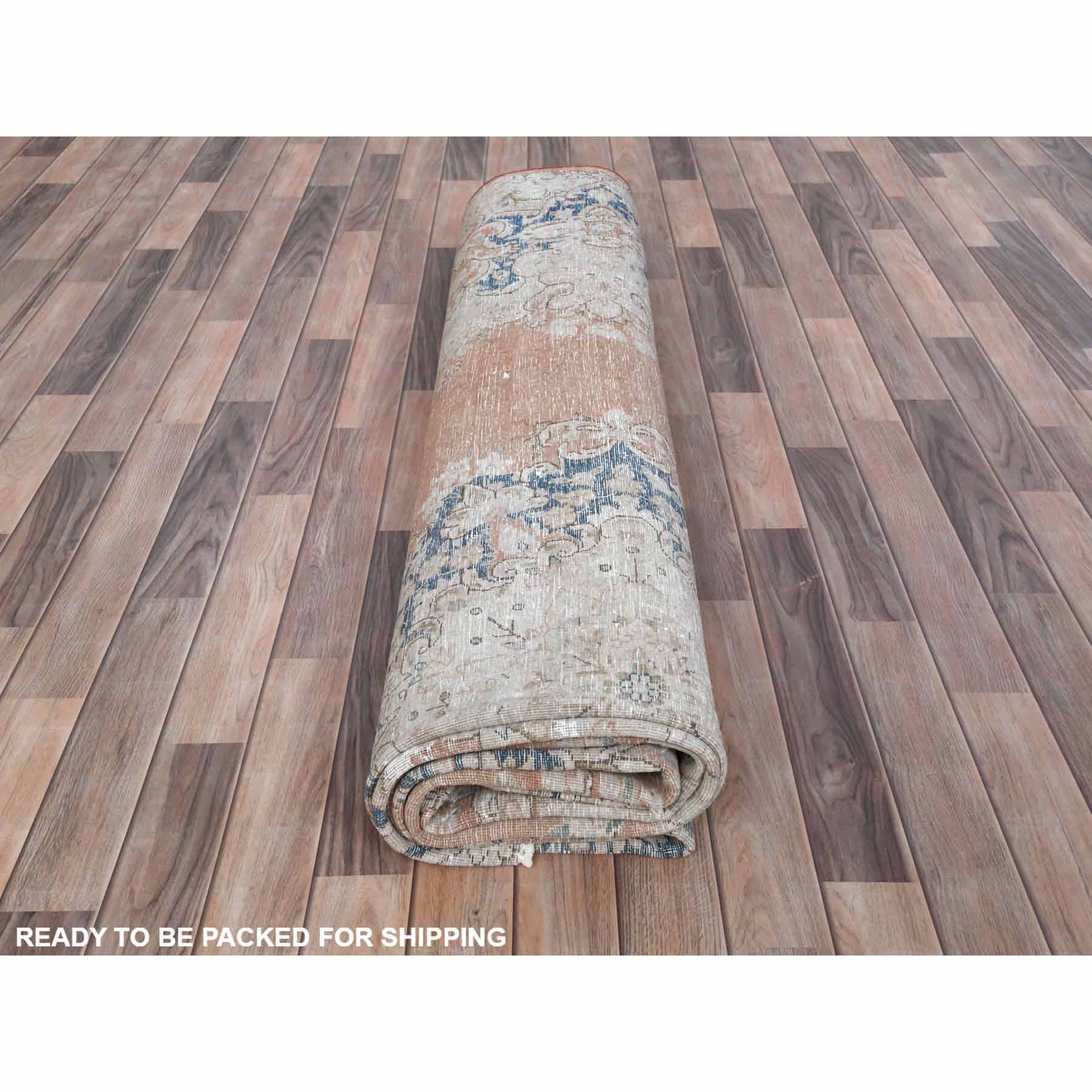 Overdyed-Vintage-Hand-Knotted-Rug-406255