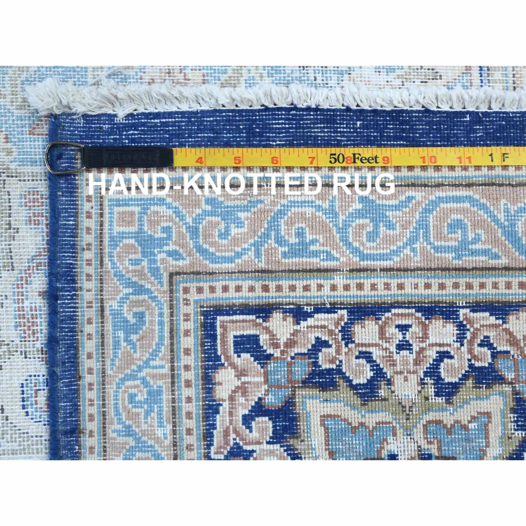 Overdyed-Vintage-Hand-Knotted-Rug-406265