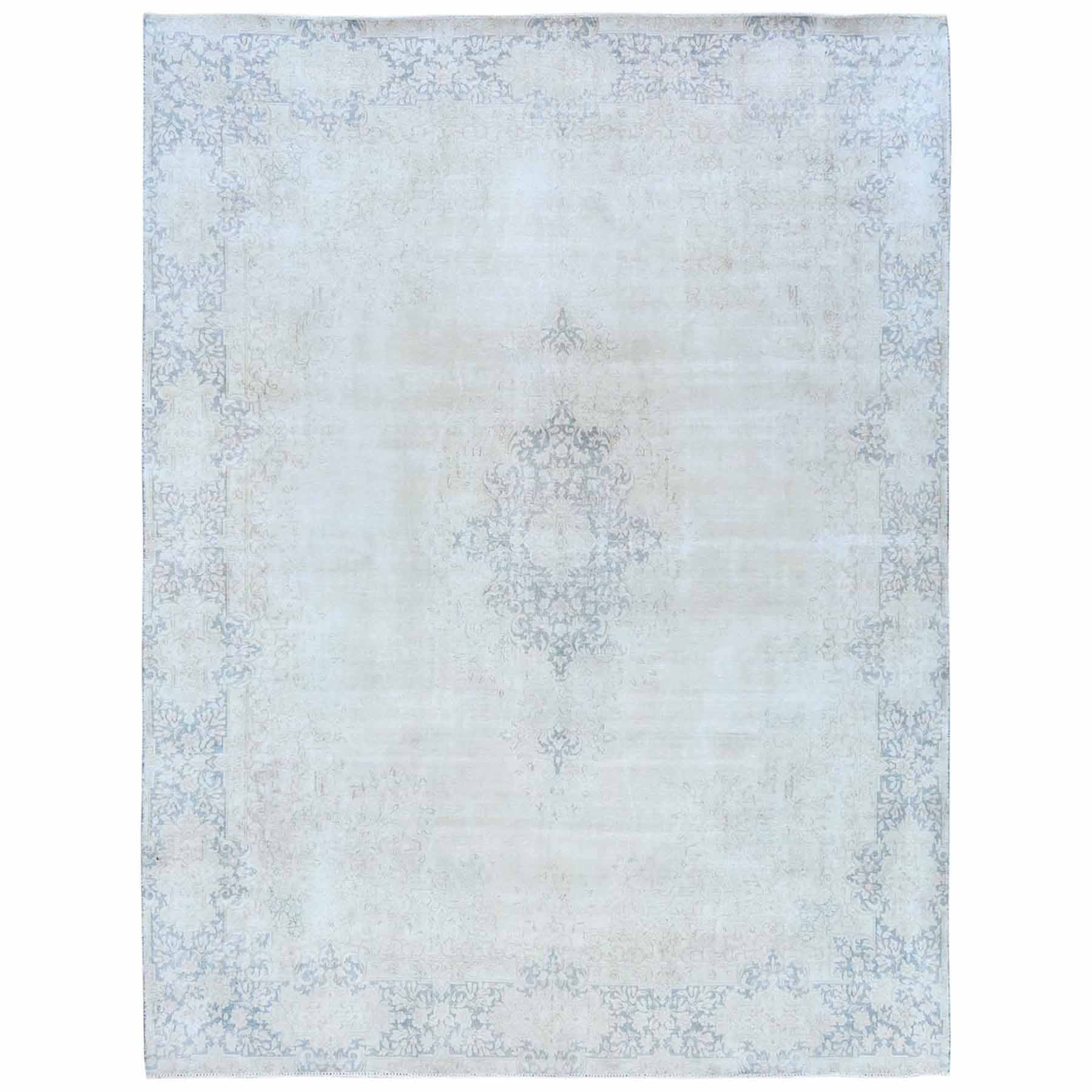 Overdyed-Vintage-Hand-Knotted-Rug-406270